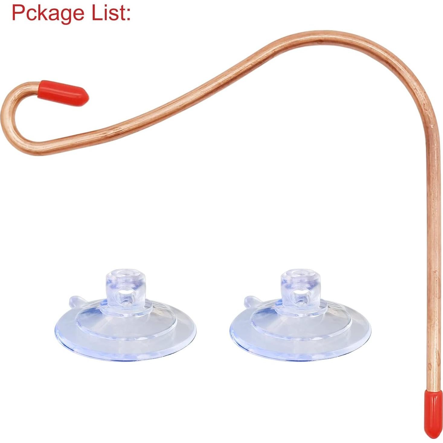 Gancho de Montaje en Ventana Caburds con Ventosas para Colibrí