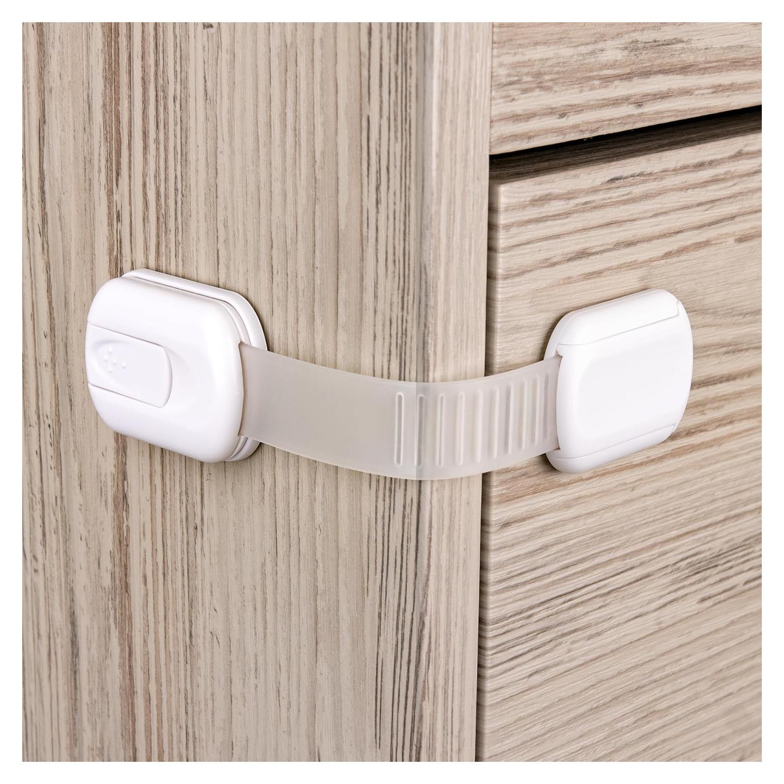 Cerraduras a Prueba de Niños 4-Pack HBASS4B Ajustables