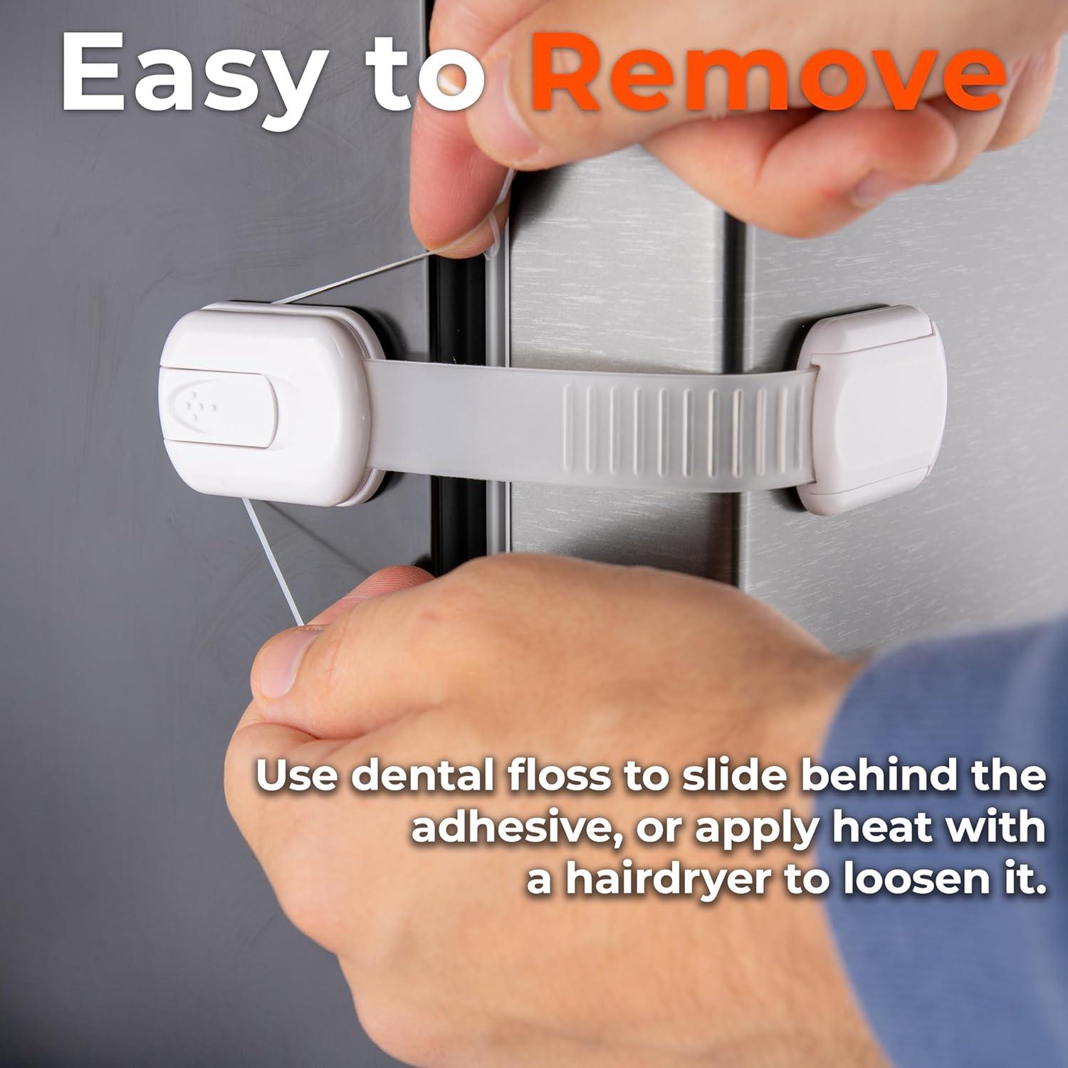 Cerraduras a Prueba de Niños 4-Pack HBASS4B Ajustables