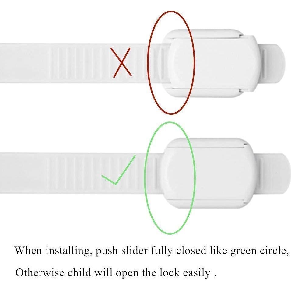 Cerraduras de Seguridad para Niños Eco-Baby - 12 Paquete