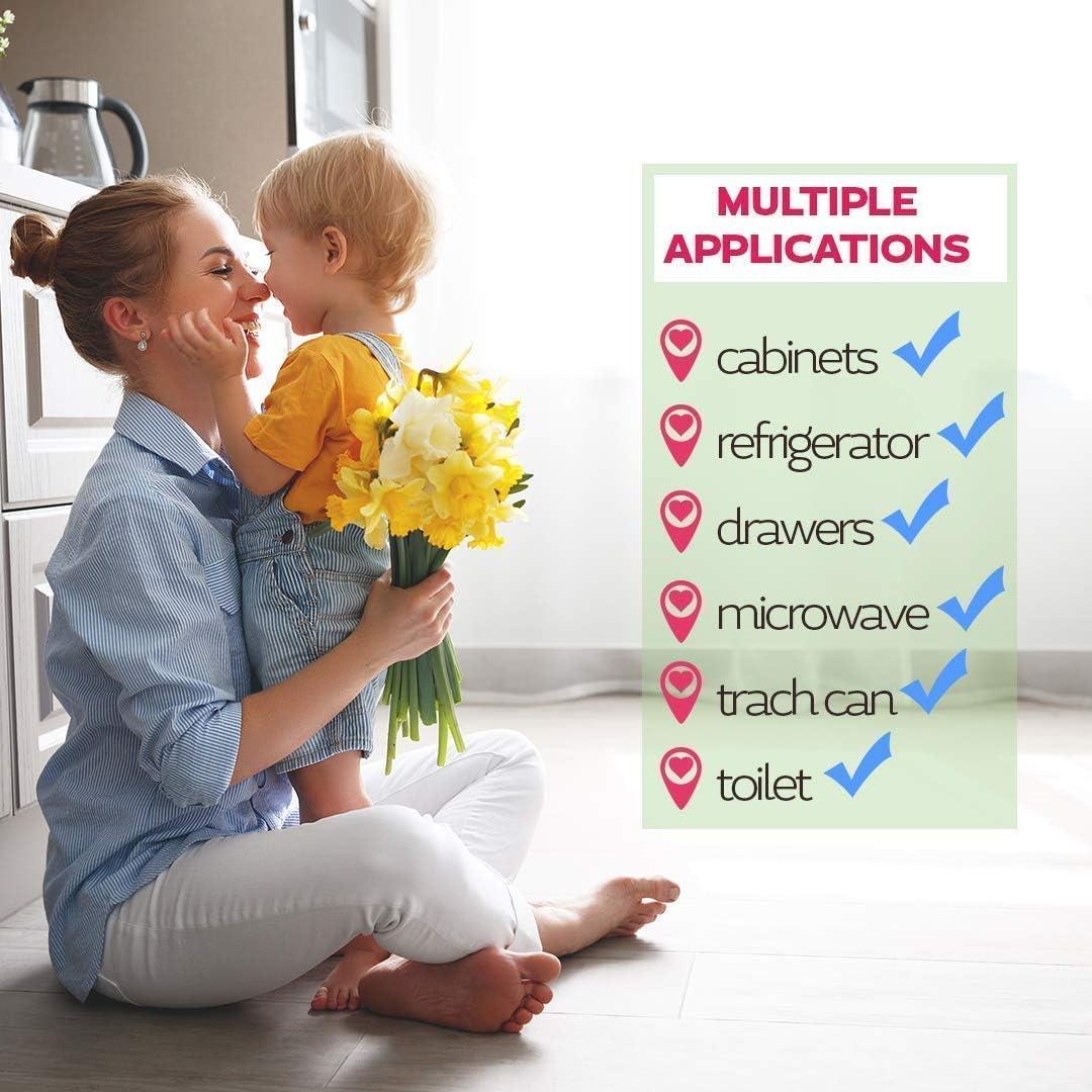 Cerraduras de Seguridad para Niños Eco-Baby - 12 Paquete