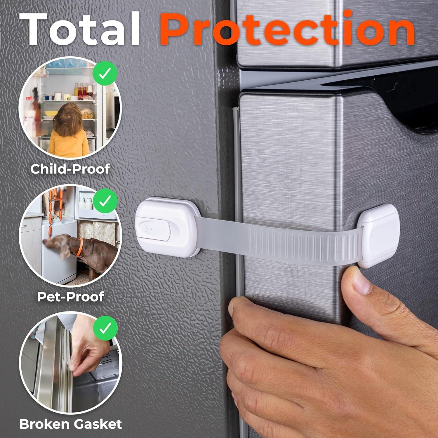 Cerradura de Refrigerador HomeBrella - Seguridad Infantil Universal