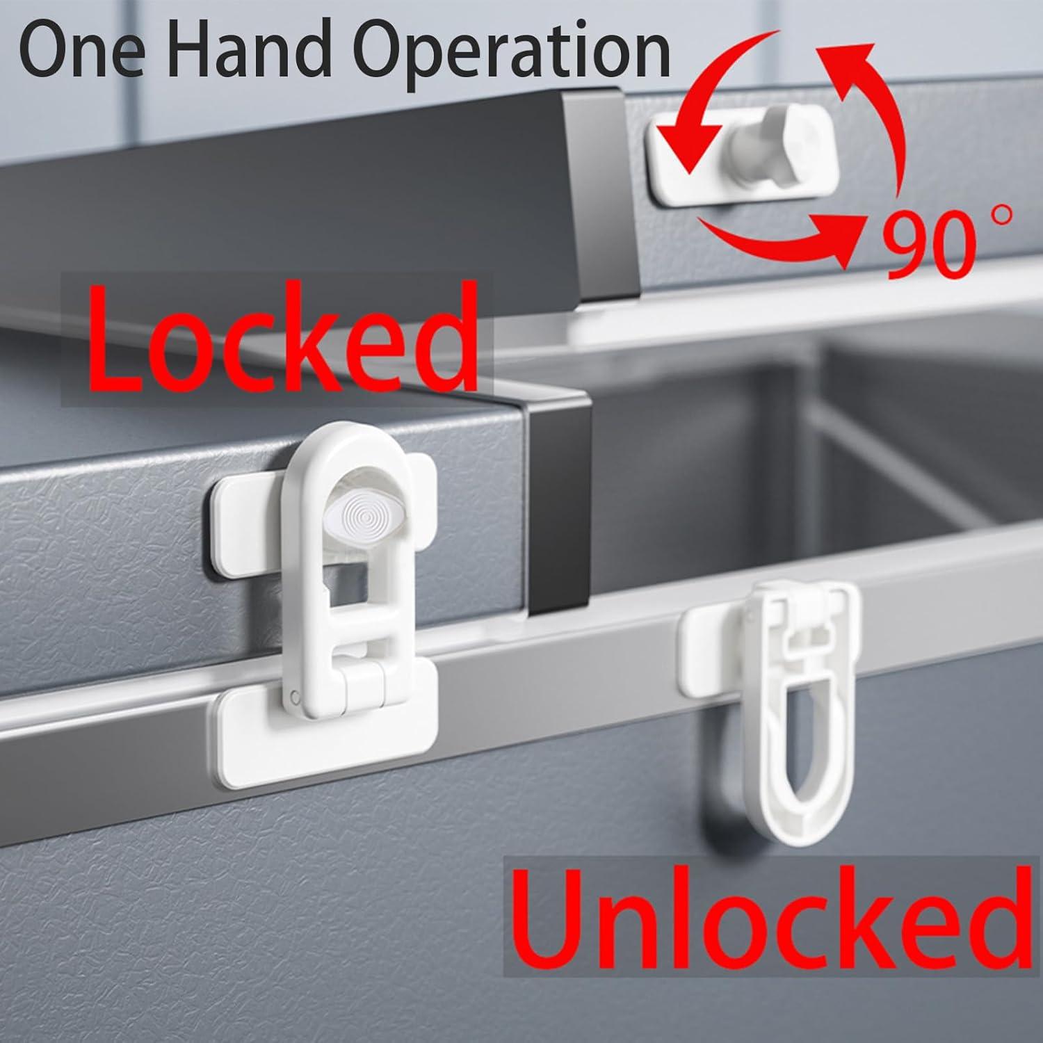 Cerraduras de Seguridad para Refrigerador Shenzhen - 2 Piezas