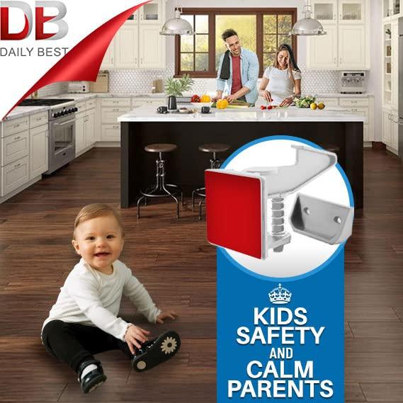 Cerraduras de Seguridad para Gabinetes Bebés DB DAILY BEST - 10 Piezas