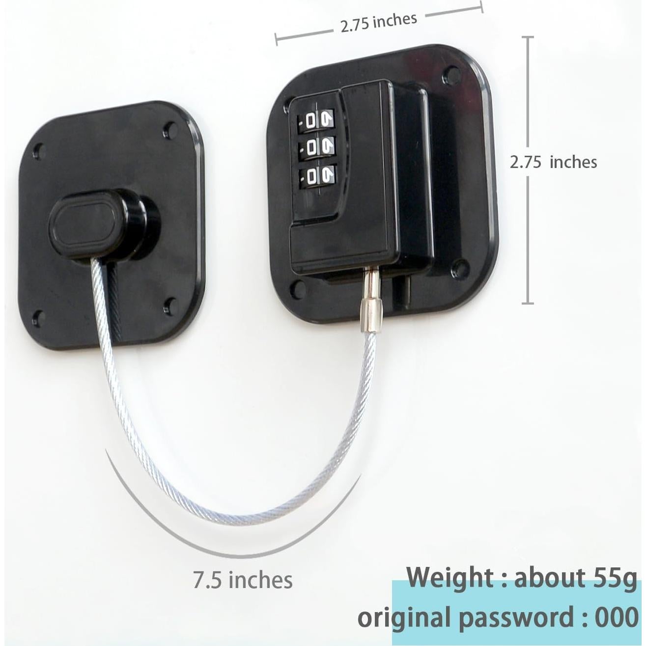 Candado de Combinación Kusaiooi para Refrigerador y Gabinetes