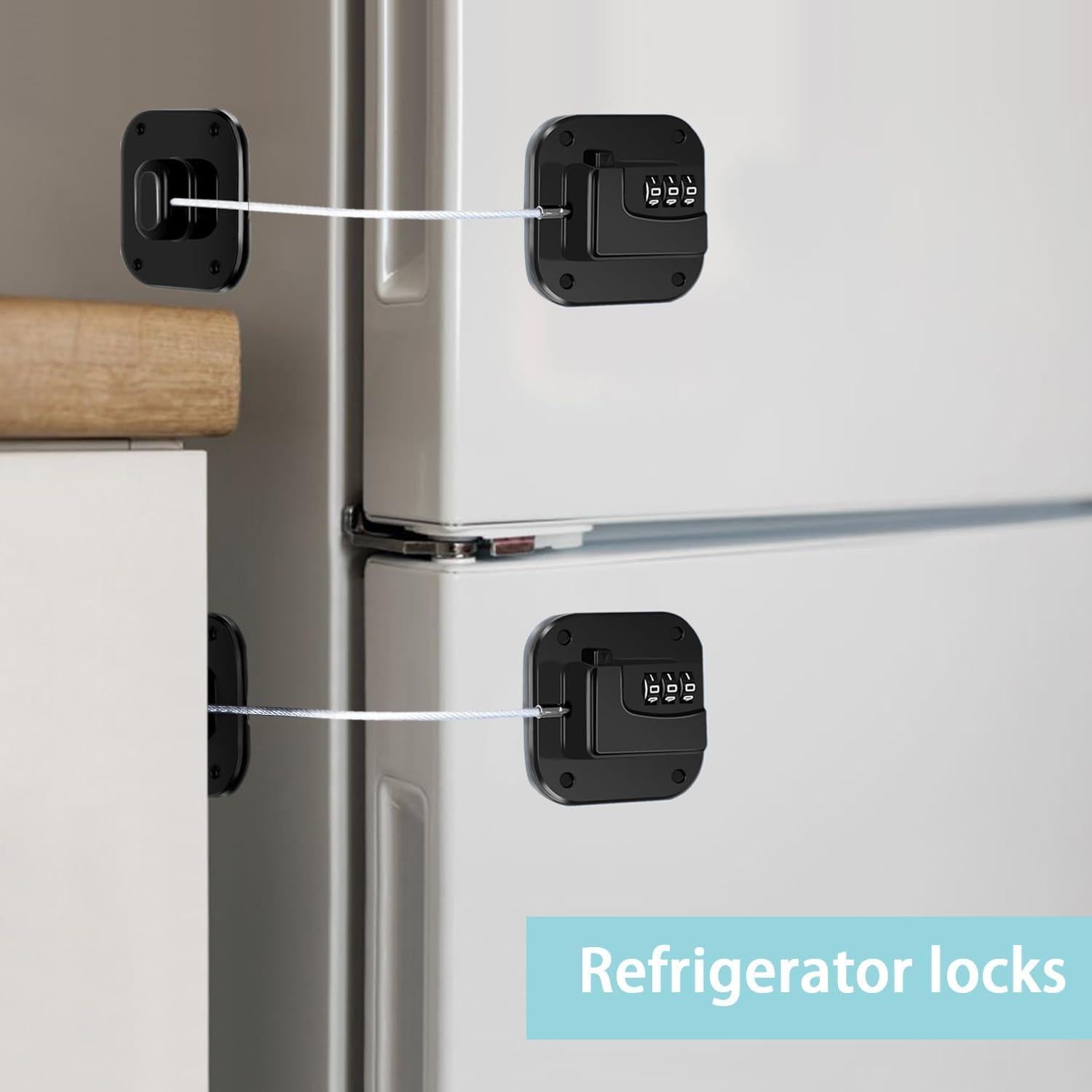 Candado de Combinación Kusaiooi para Refrigerador y Gabinetes