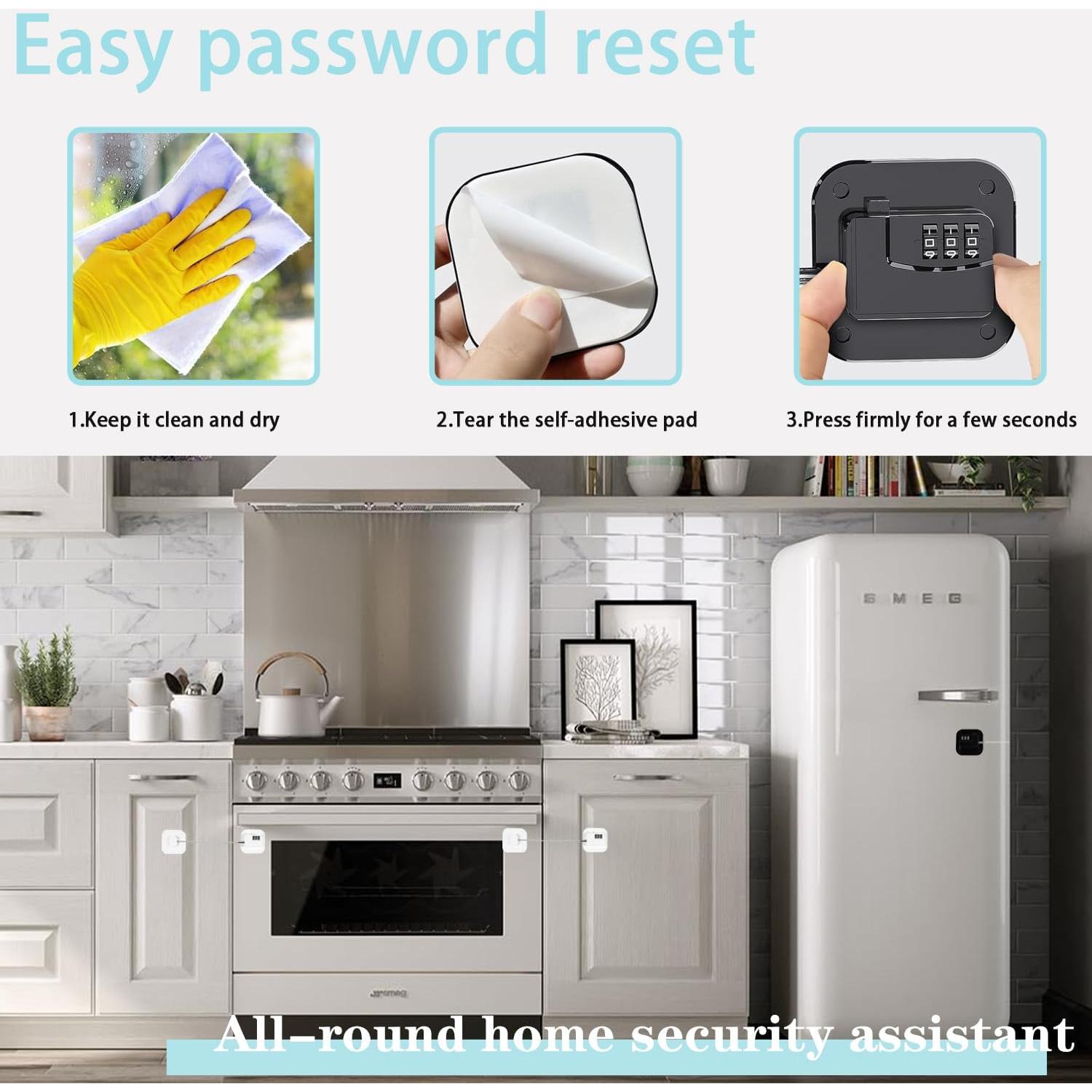 Candado de Combinación Kusaiooi para Refrigerador y Gabinetes