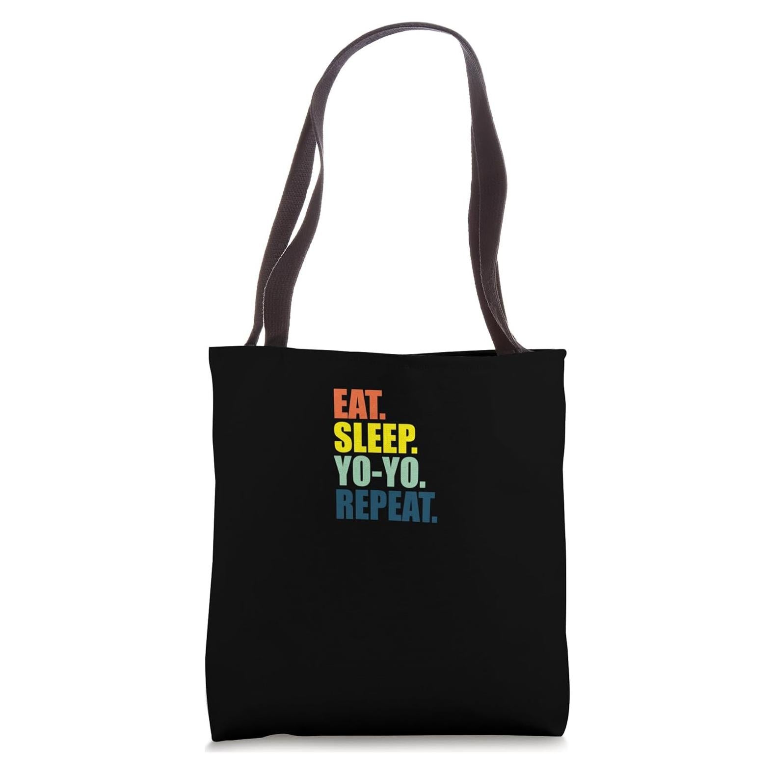 Bolsa Tote Divertida Comer Dormir Yoyo Repetir 40.64 cm
