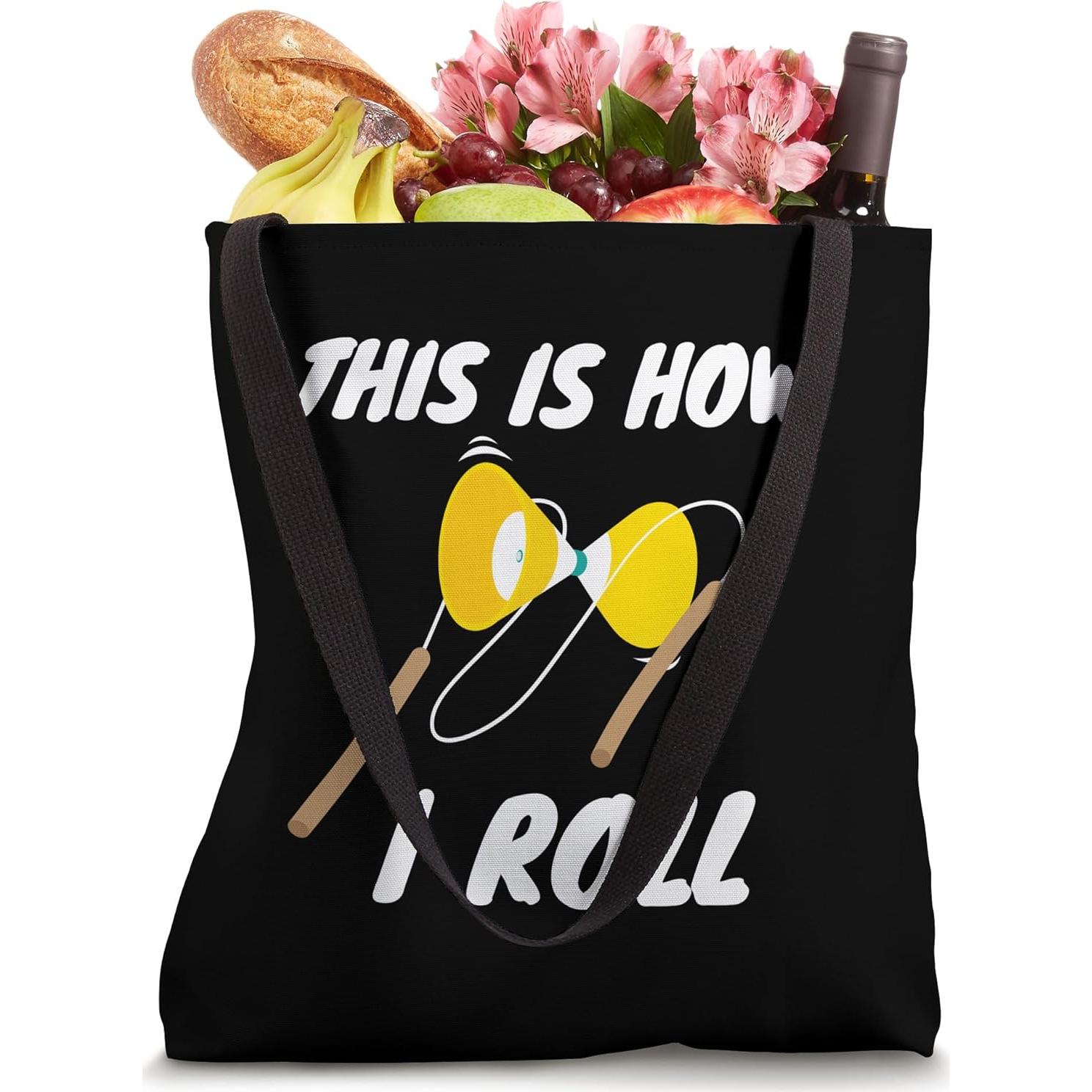 Bolsa Tote Diabolo Yoyo Chino 40.64 cm Divertida