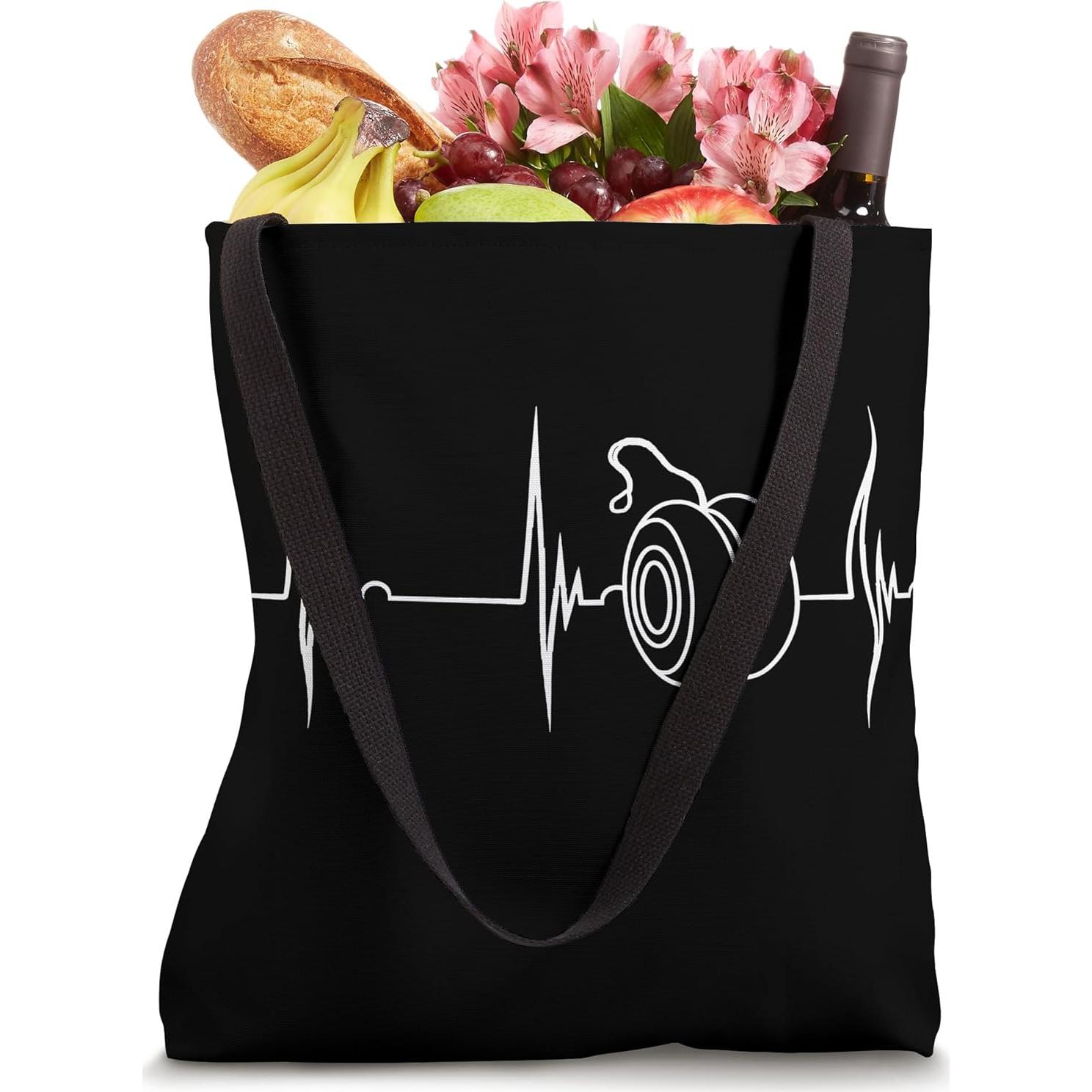 Bolsa Tote Yo-Yo Antiguo con Pulso EKG 40.64 cm