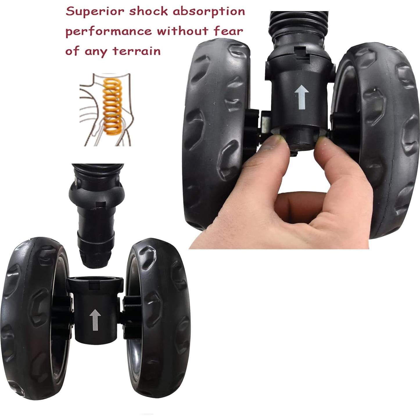 Juego de Ruedas de Reemplazo ROODO para Carrito de Mascotas