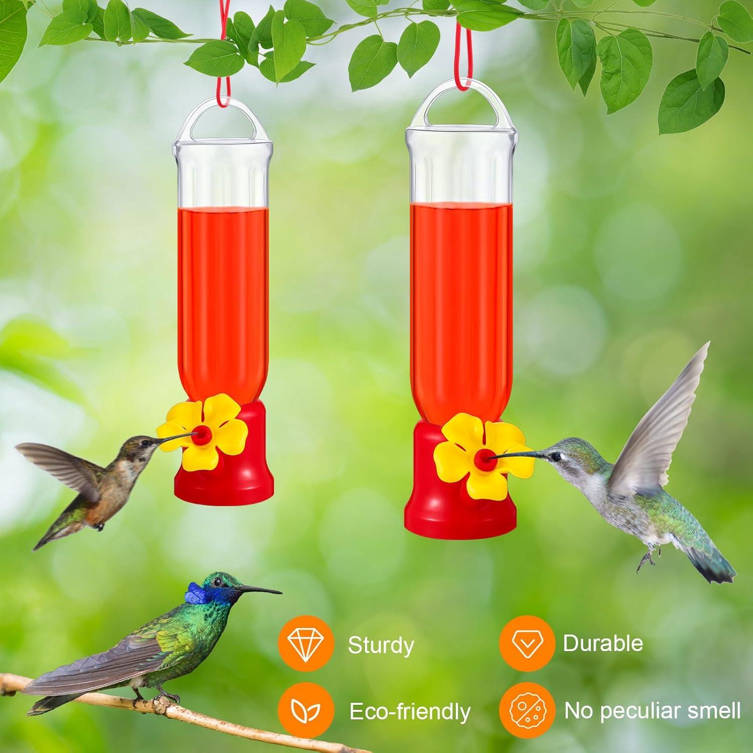 Alimentadores de Colibríes Sunnyray Pack de 10 con Ganchos