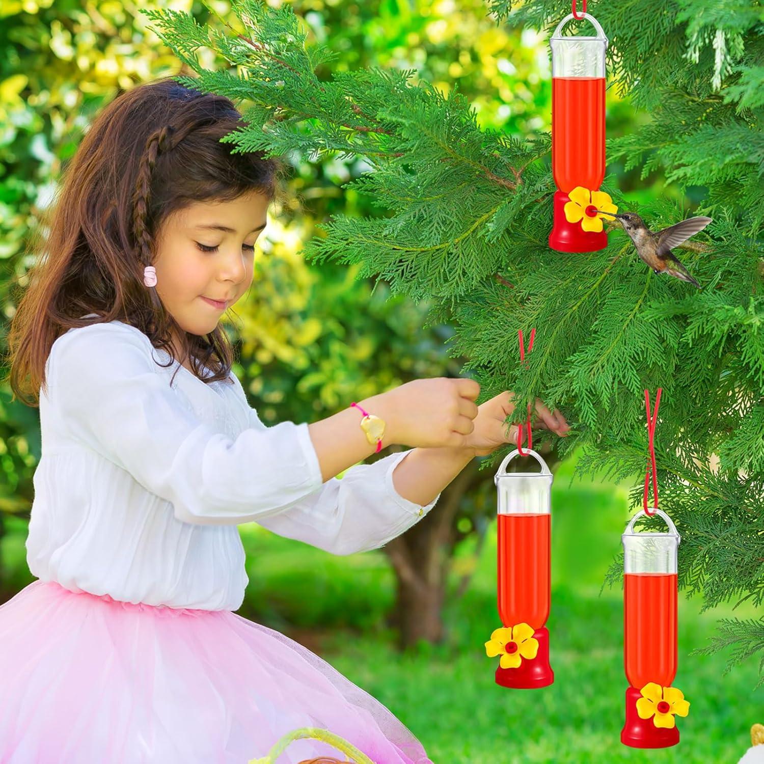 Alimentadores de Colibríes Sunnyray Pack de 10 con Ganchos