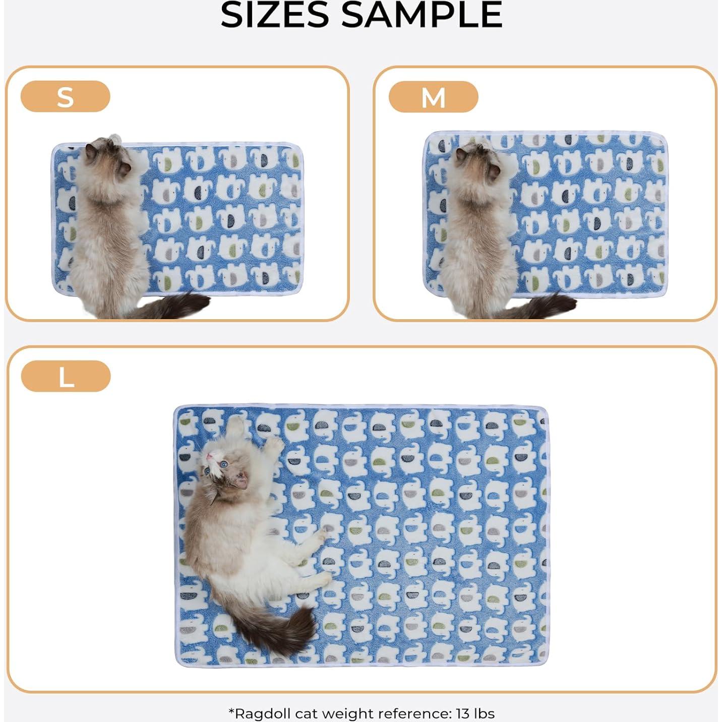 Paquete de 3 Mantas Suaves para Mascotas Luciphia 60x40cm