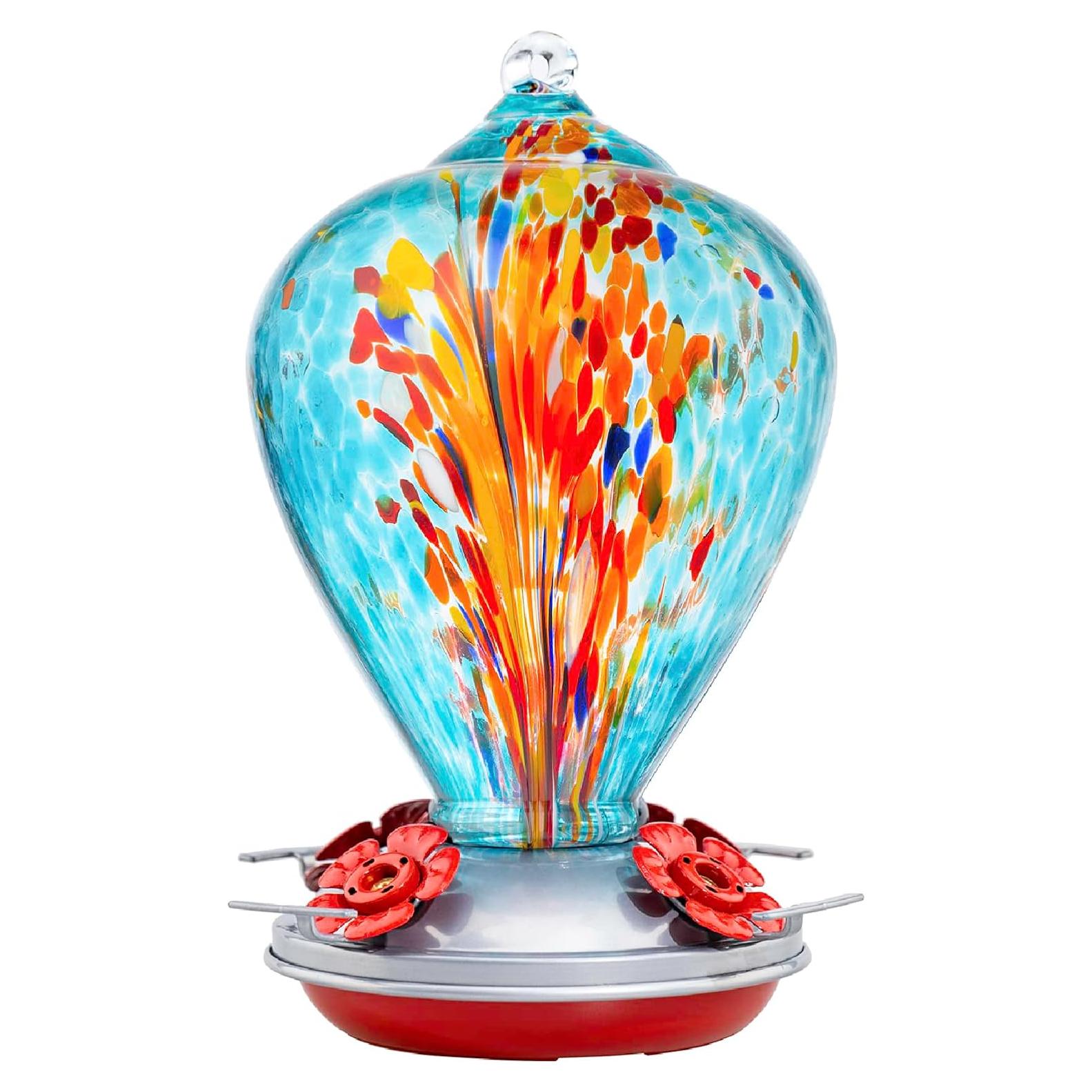 Alimentador de Colibrí Muse Garden de Vidrio 0.95 kg Colgante