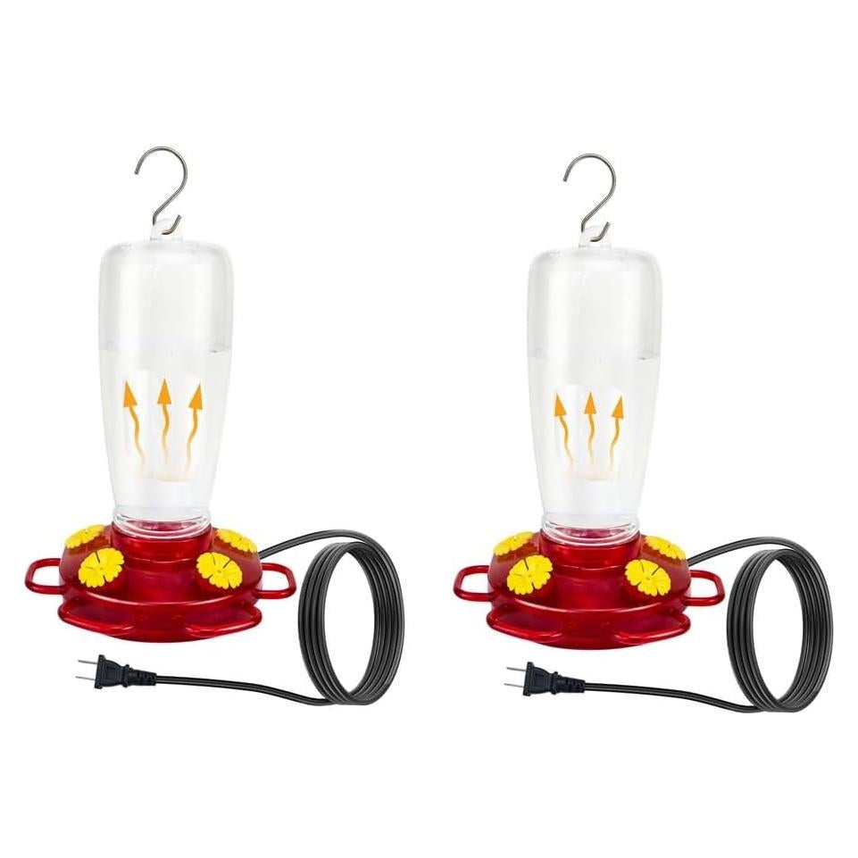 Alimentador de Colibríes Calentado YPSLZY 2 Piezas 425ml