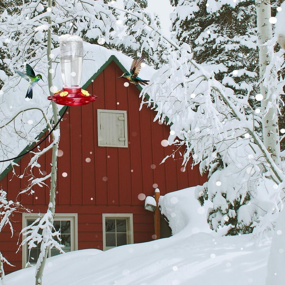 Alimentador de Colibríes Calentado YPSLZY 2 Piezas 425ml