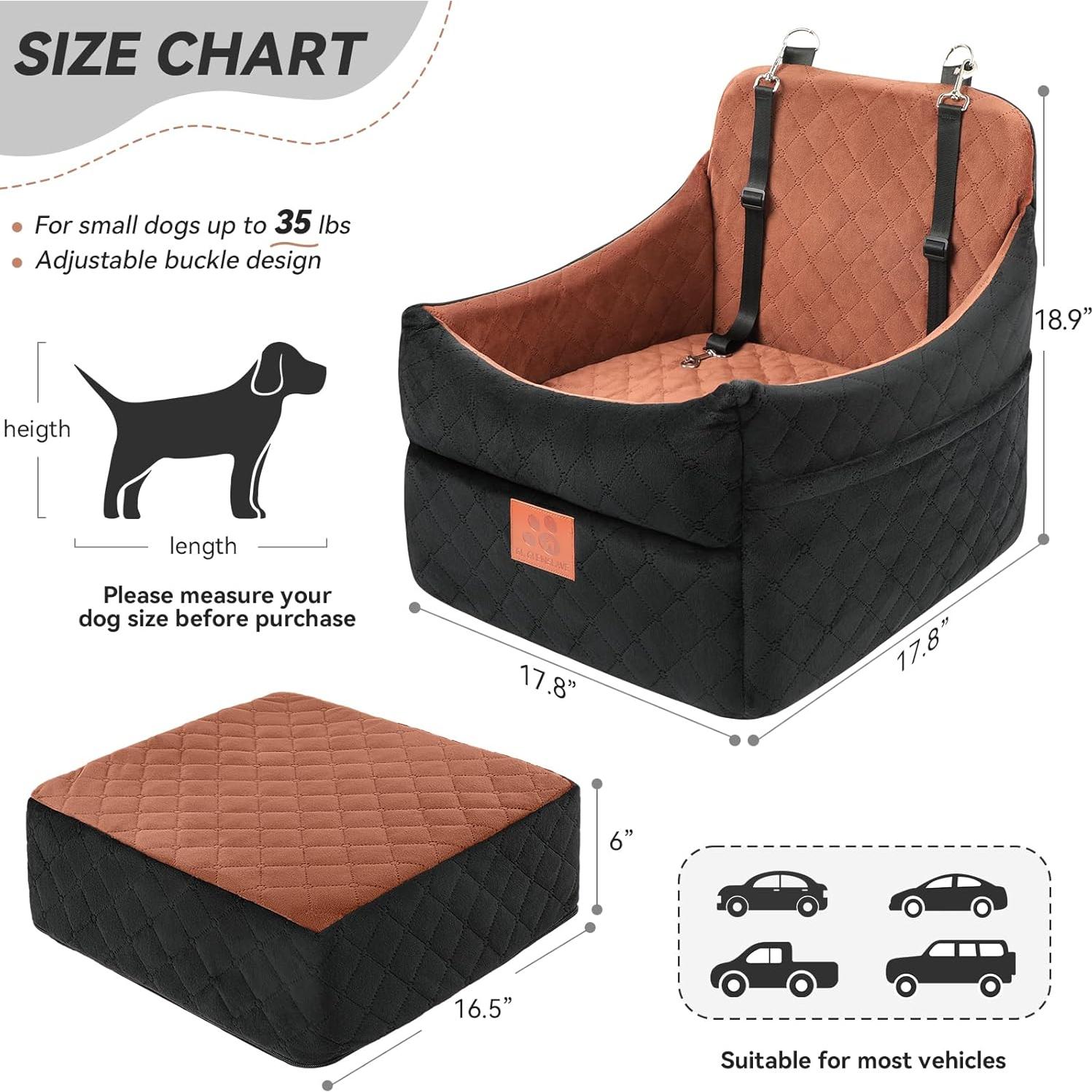 Asiento Elevador para Perros GL GLENSLAVE 40x25cm hasta 15.88kg