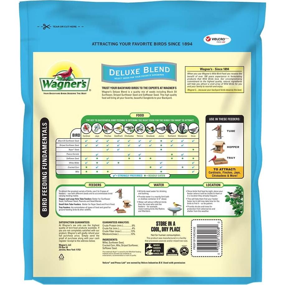 Alimento para Aves Silvestres Wagner Deluxe 4.54 kg