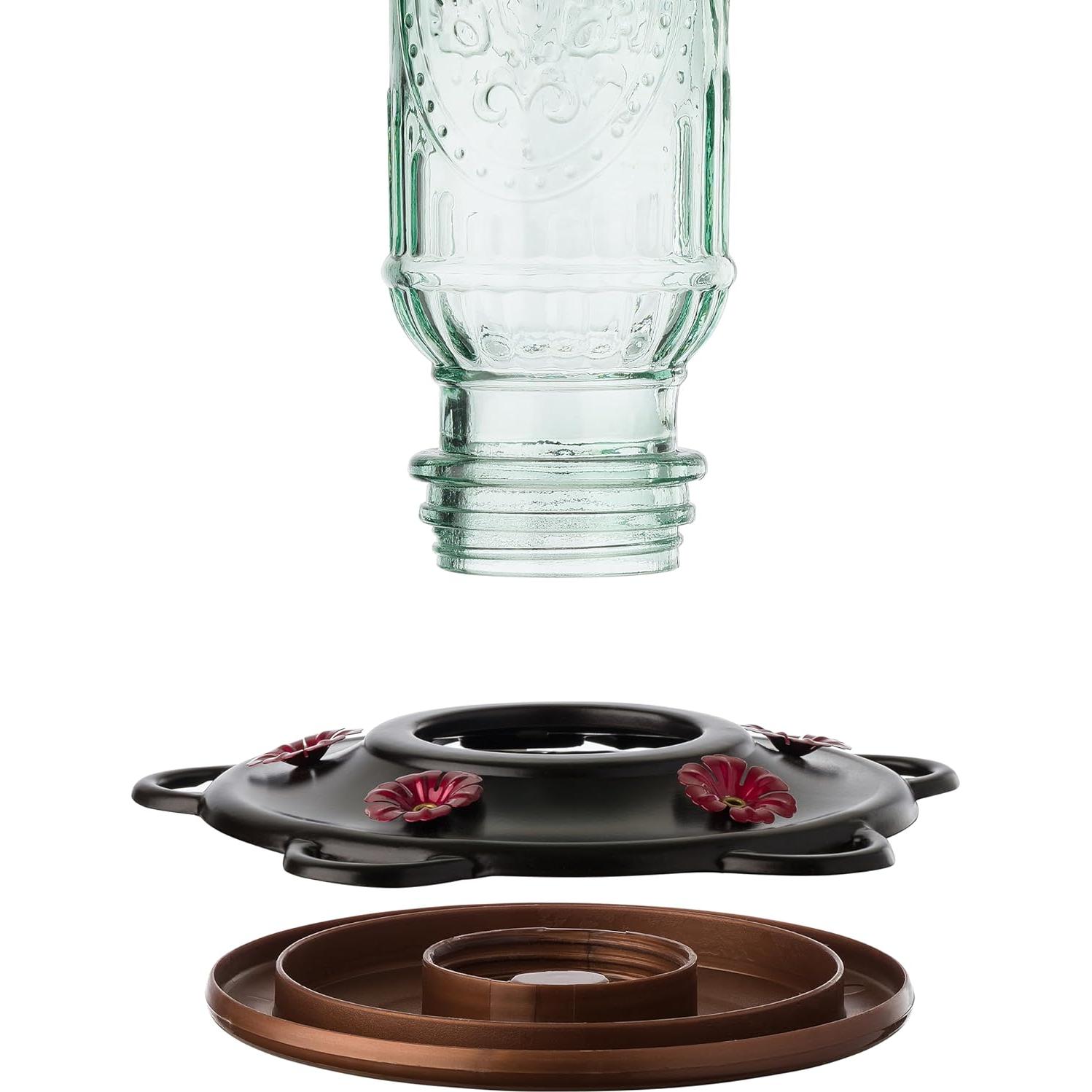 Alimentador de Colibríes Vintage More Birds 590ml 5 Puertos