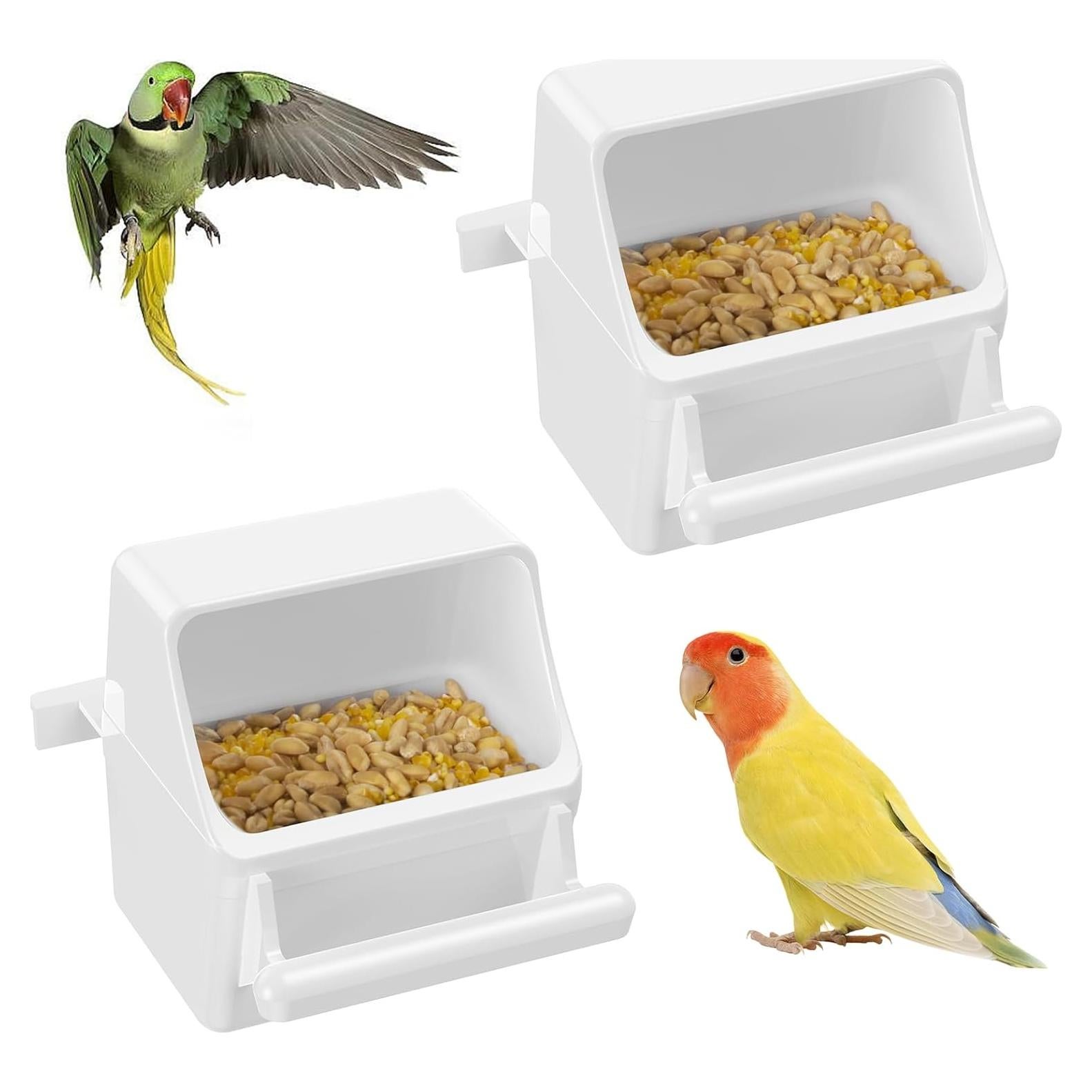 Comedero y Dispensador de Agua Pawfly para Aves Pequeñas