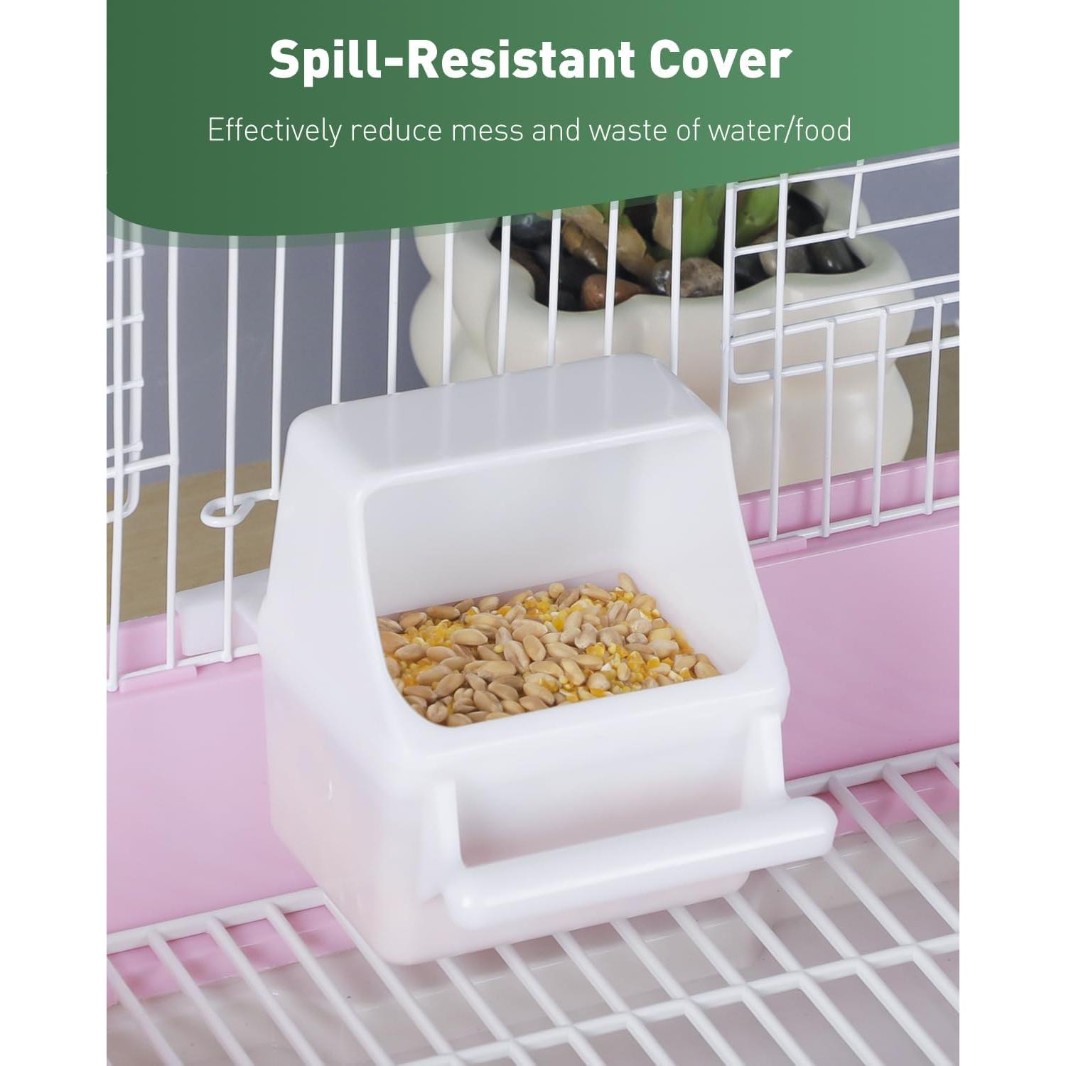 Comedero y Dispensador de Agua Pawfly para Aves Pequeñas