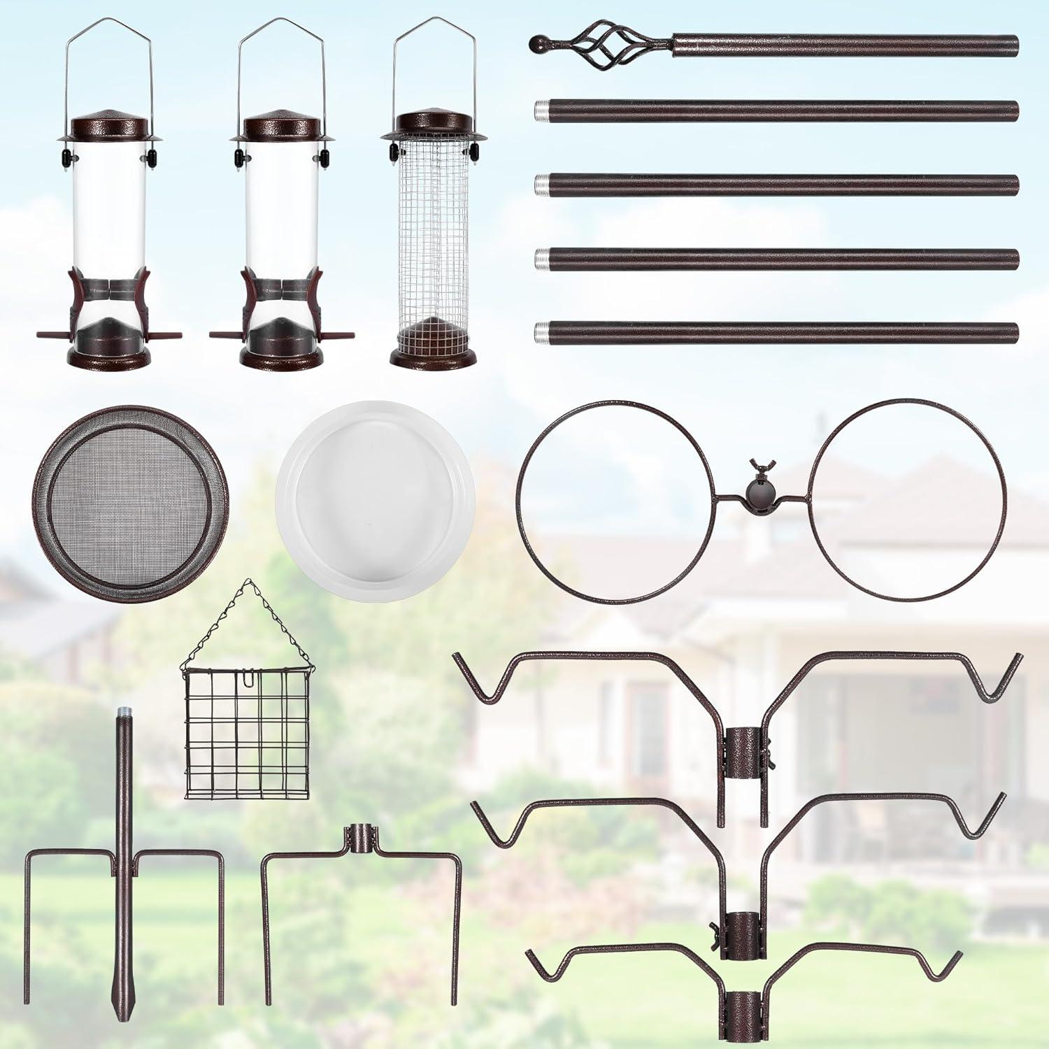 Kit de Estación de Alimentación de Aves YINGYM 238.76 cm 6 Ganchos
