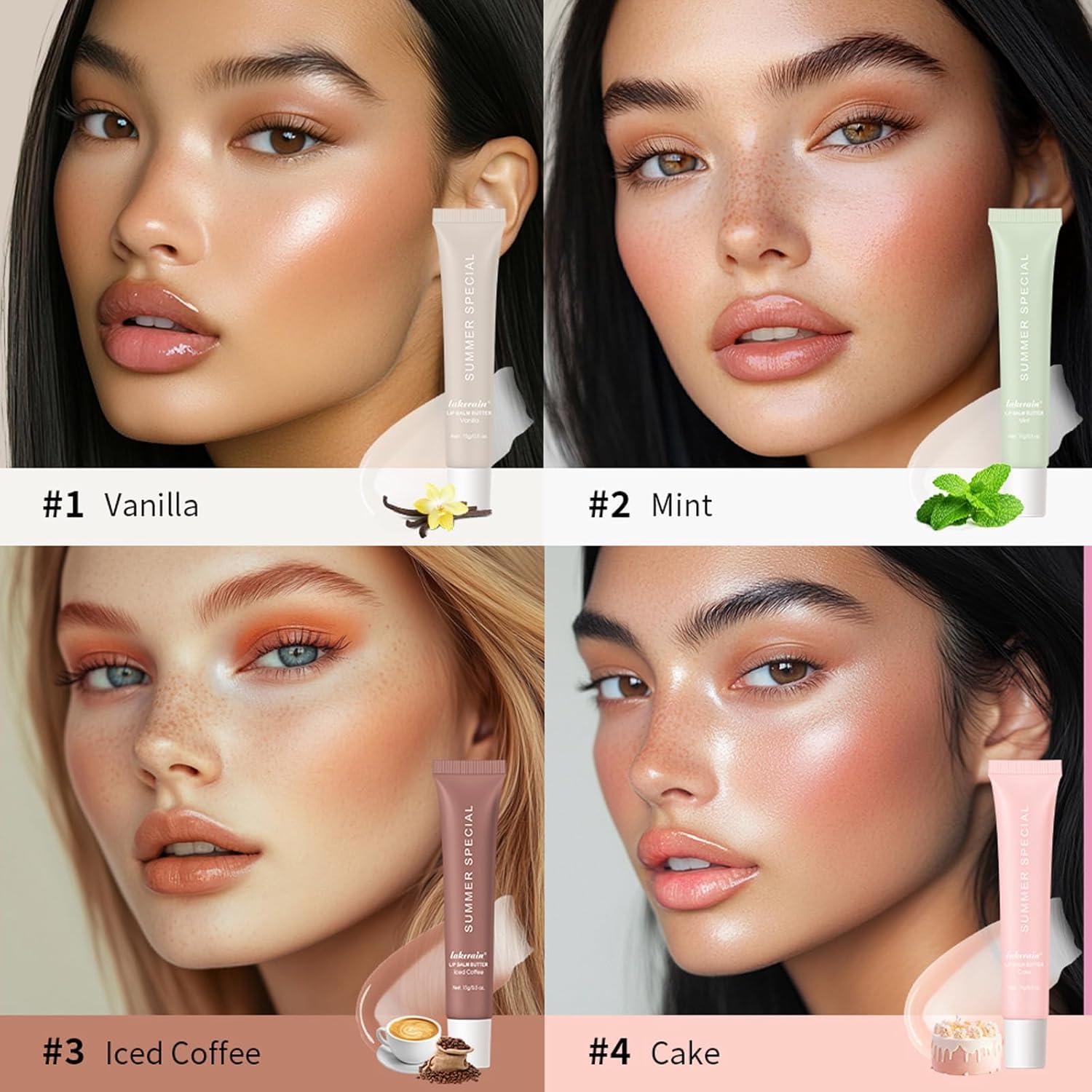 Bálsamo Labial Hidratante NAILKISS Mini Set 4 Piezas Pastel