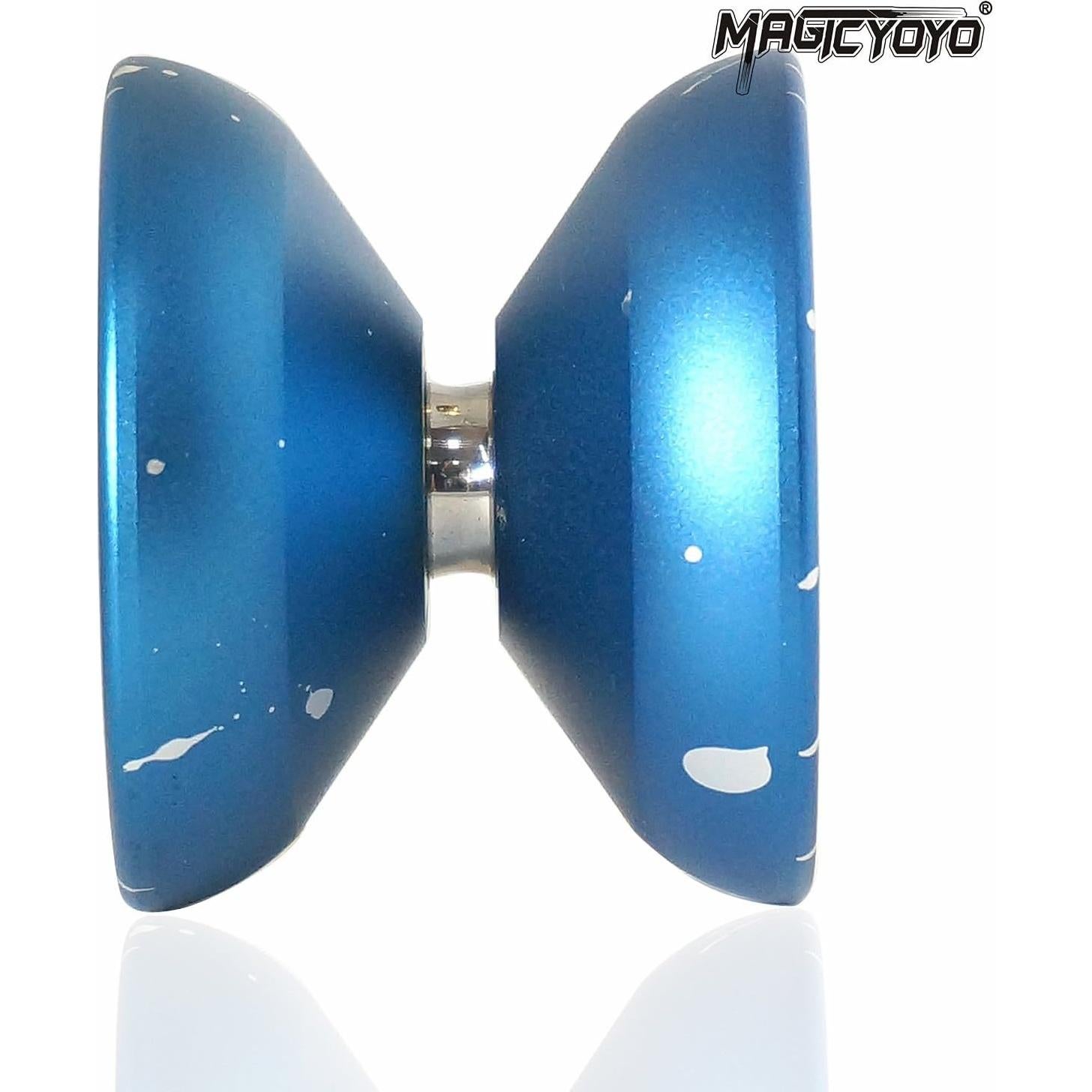 Yoyo Profesional MAGICYOYO N12 No Responsivo Azul con Blanco