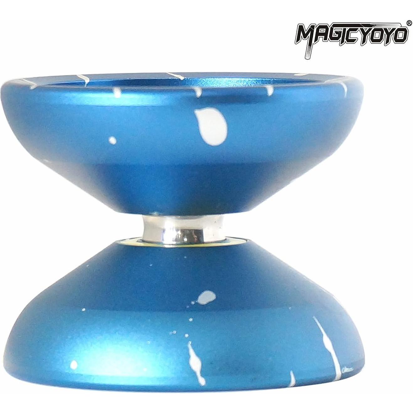 Yoyo Profesional MAGICYOYO N12 No Responsivo Azul con Blanco