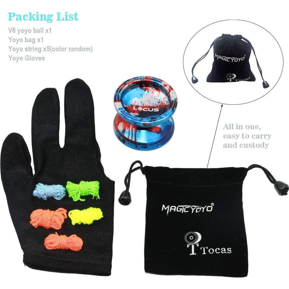 Yoyo MagicYoYo V6 Locus Metal Responsivo para Niños