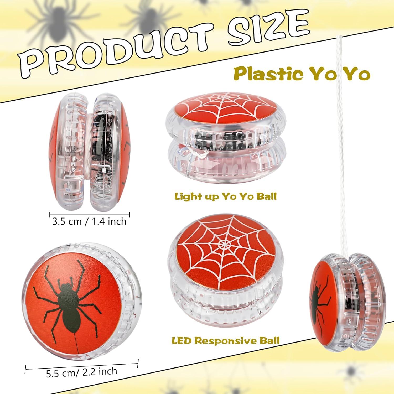 Paquete de 30 Yo-Yos LED Drayear para Niños - Araña