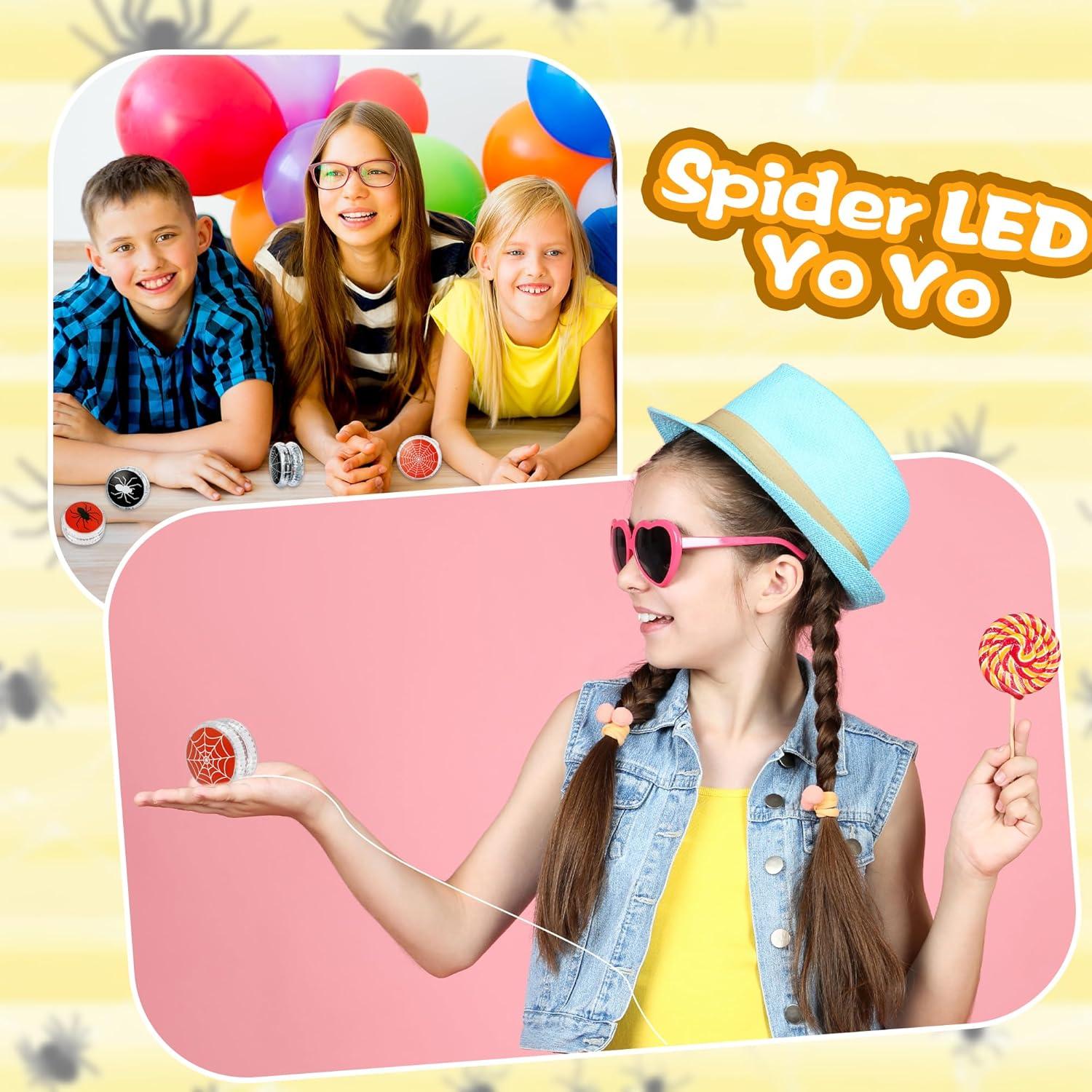 Paquete de 30 Yo-Yos LED Drayear para Niños - Araña