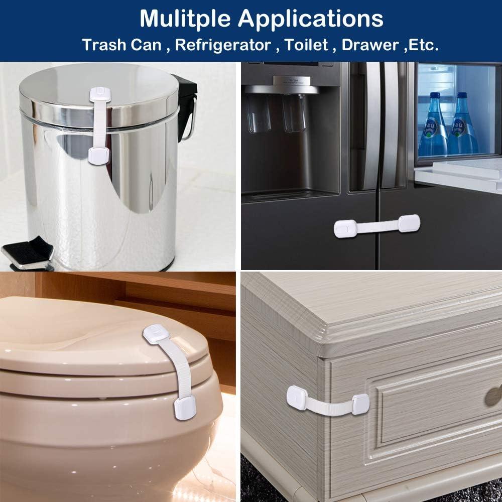 Cerraduras de Seguridad para Niños Socub 8 Pack Ajustables