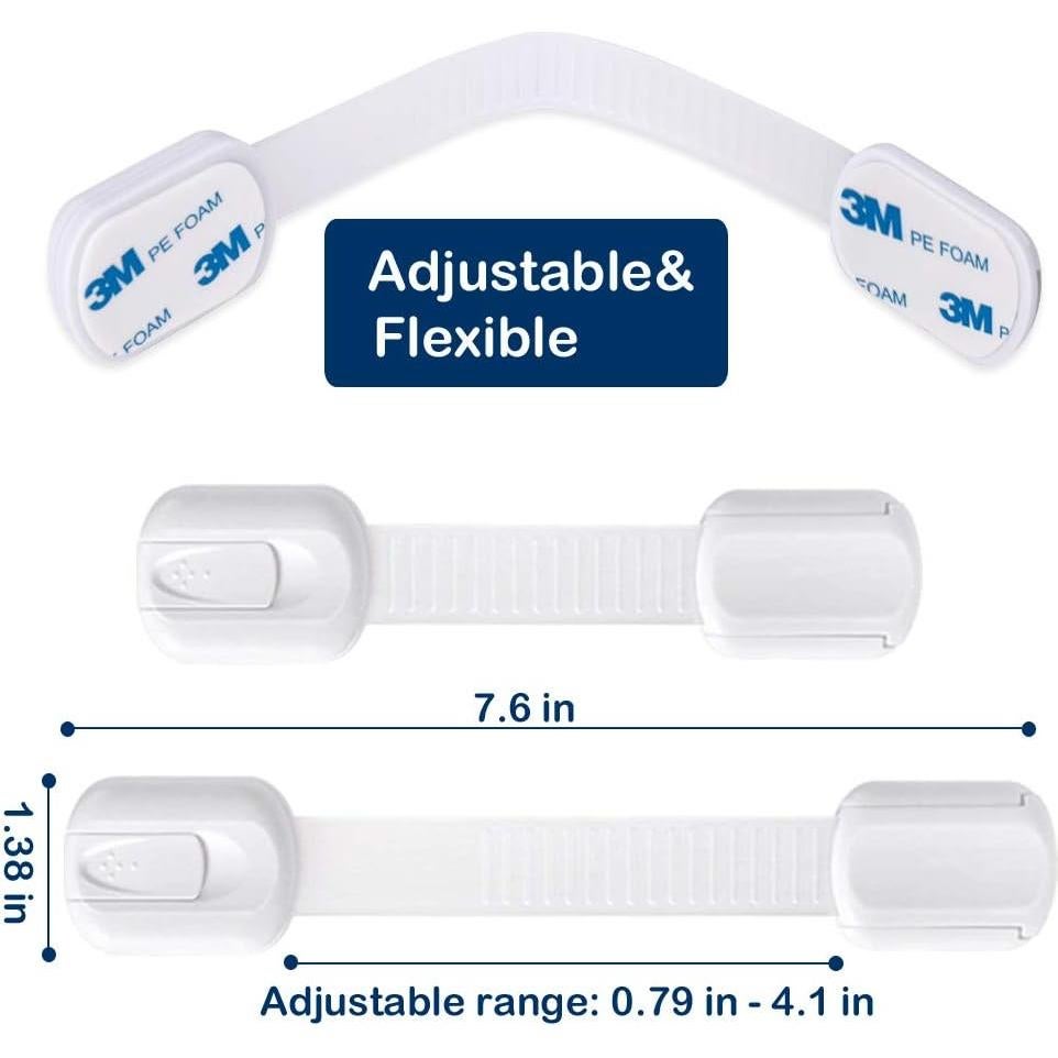 Cerraduras de Seguridad para Niños Socub 8 Pack Ajustables