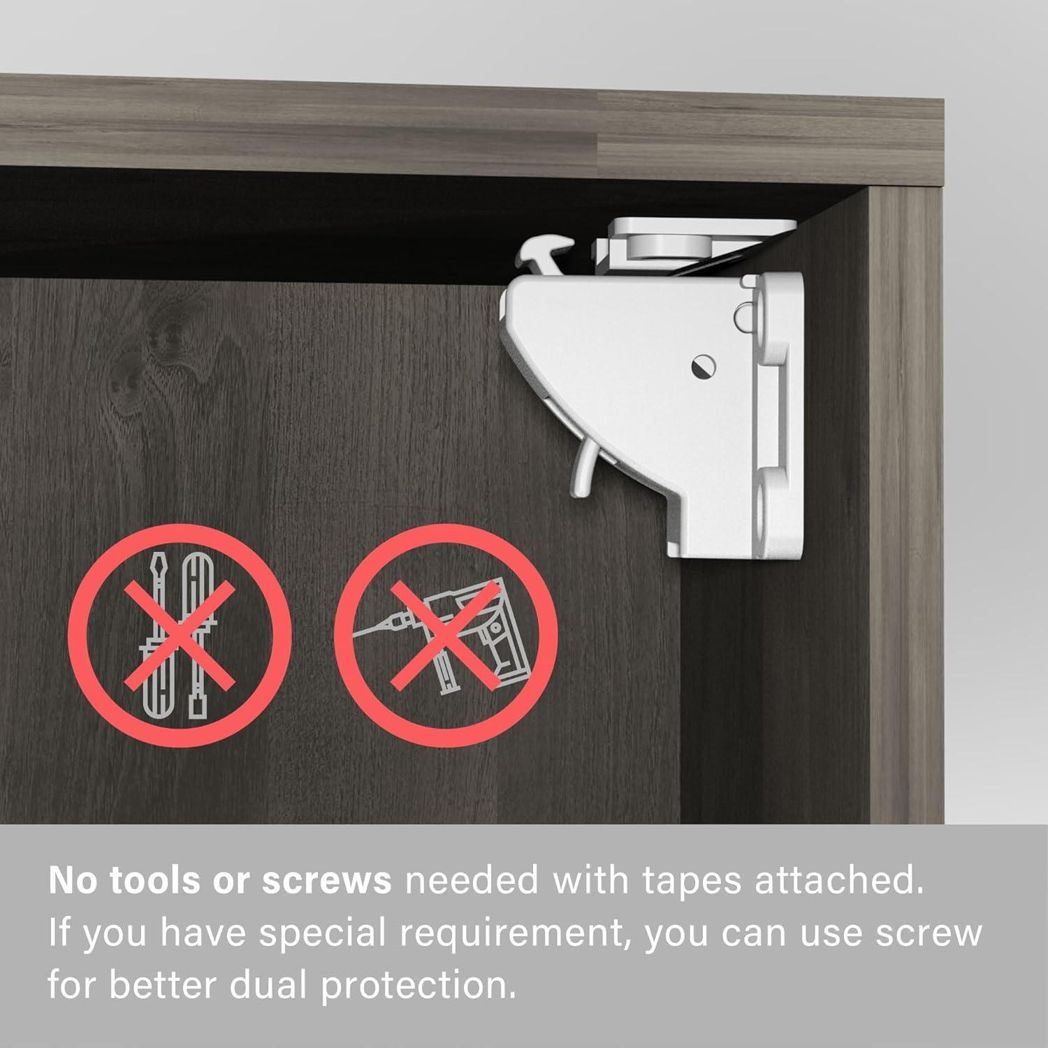 Cerraduras Magnéticas para Gabinetes Corazón de Tafiti - 6 Pzas