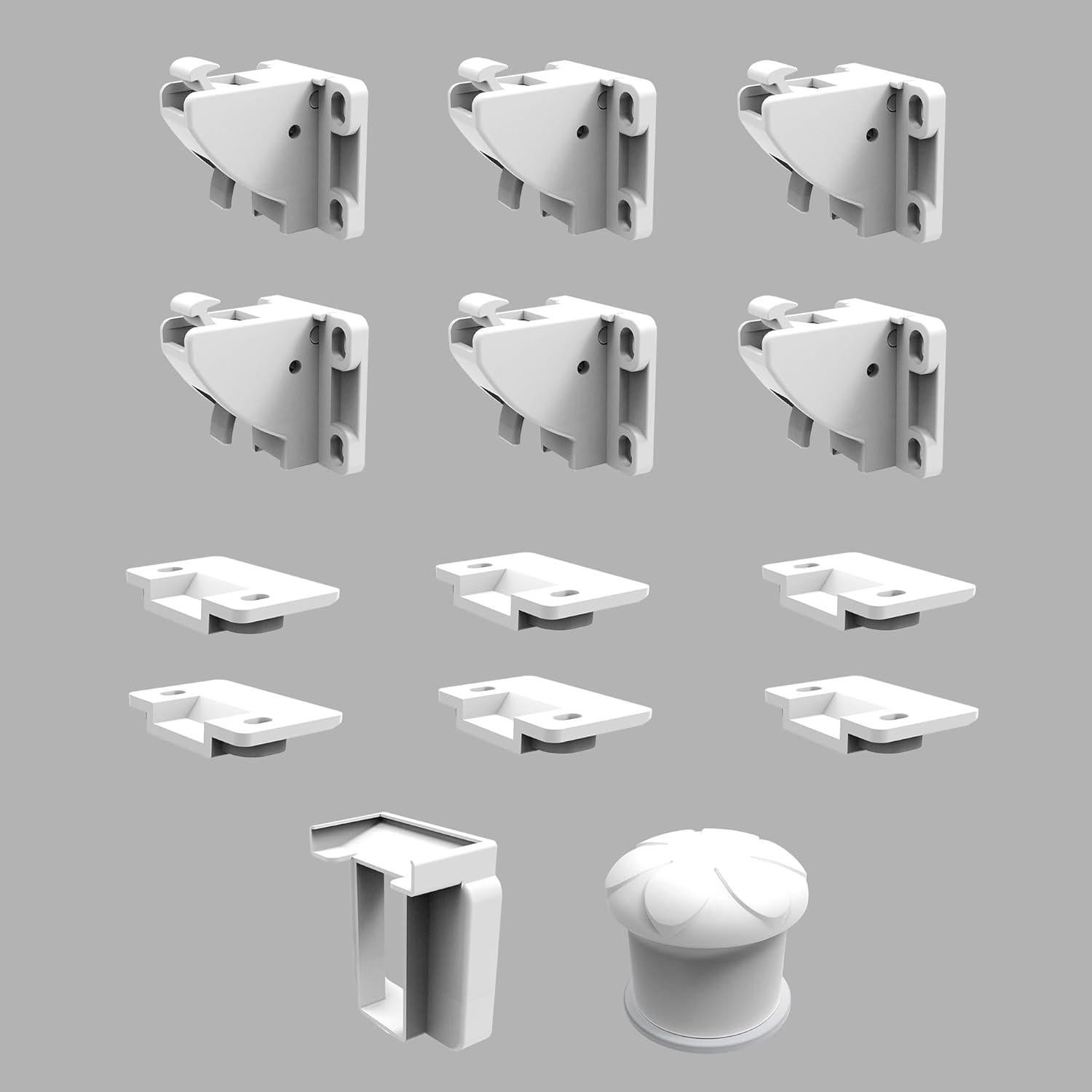 Cerraduras Magnéticas para Gabinetes Corazón de Tafiti - 6 Pzas