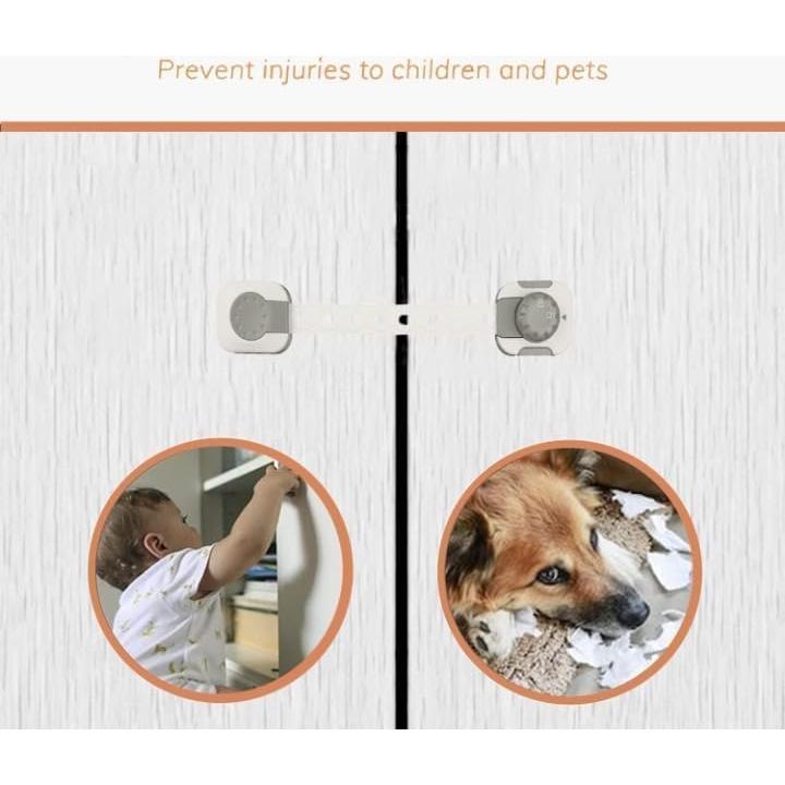 Juego de Cerraduras de Seguridad para Bebés 6-Pack Ajustables