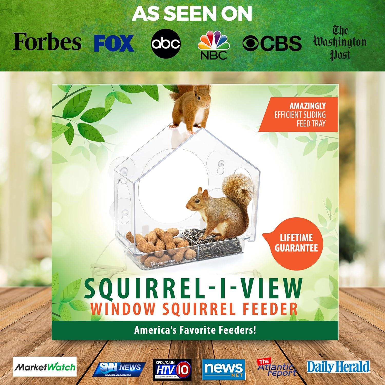 Comedero para Ardillas Nature Anywhere - Ventana 0.64 kg