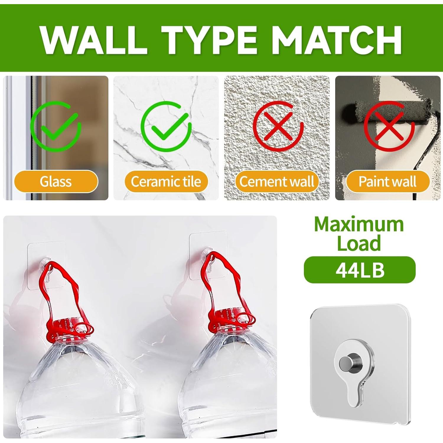 Ganchos Adhesivos WENMIXER para Comedero de Aves - 2 Piezas