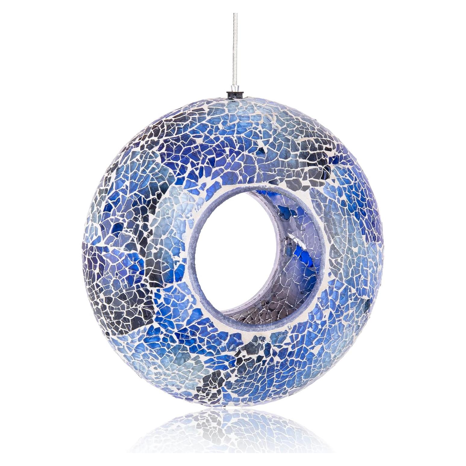 Comedero para Aves VCUTEKA Mosaico Redondo 20.32 cm