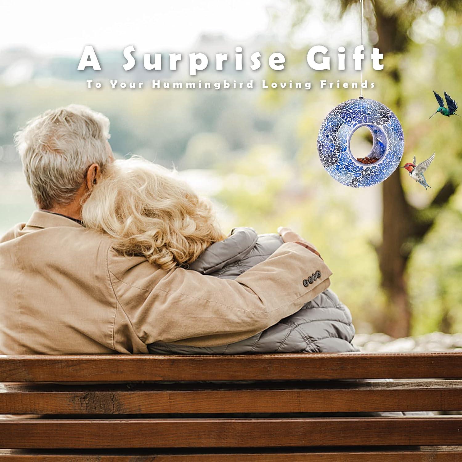 Comedero para Aves VCUTEKA Mosaico Redondo 20.32 cm