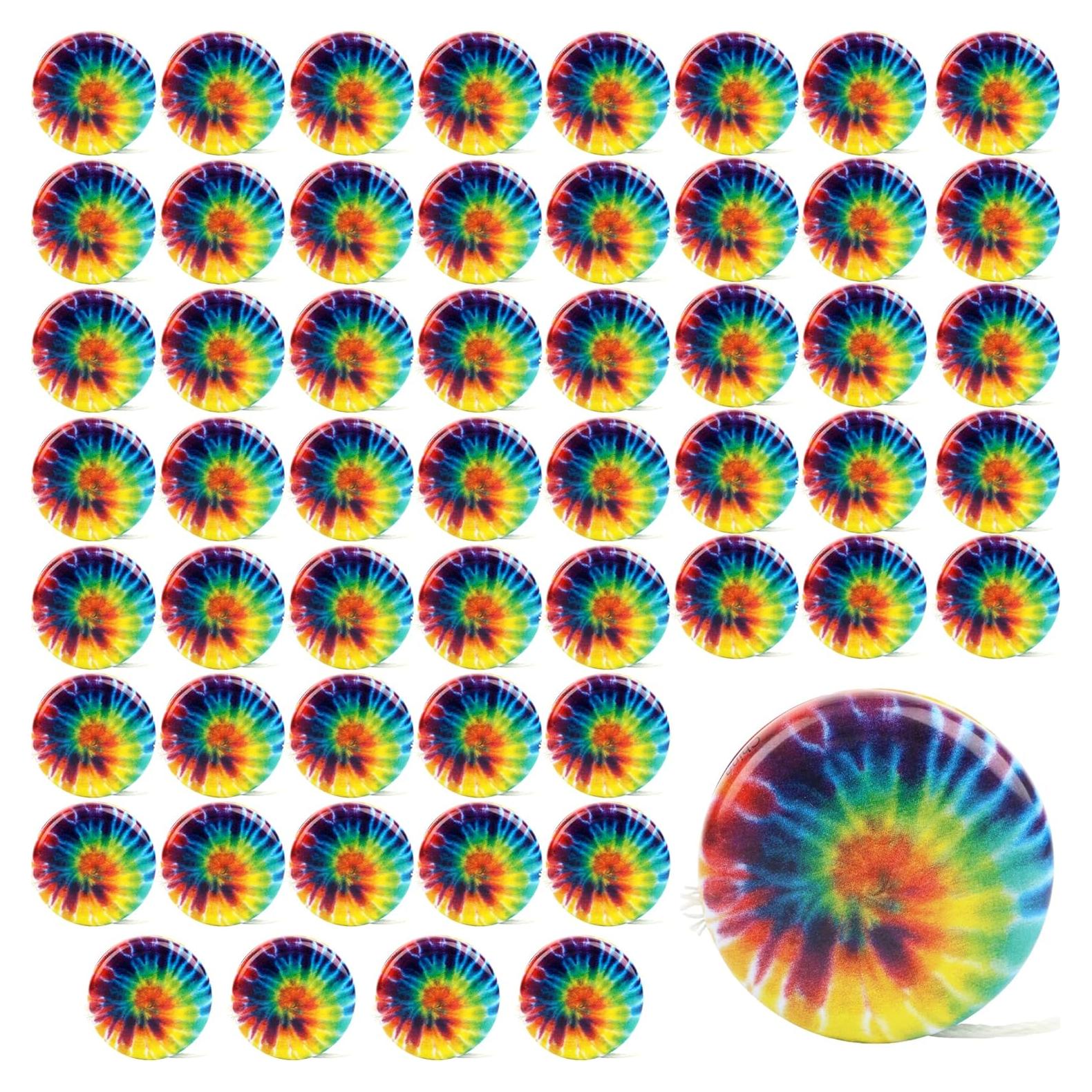 55 Yoyos Arcoíris de Metal Octaday para Fiestas y Regalos