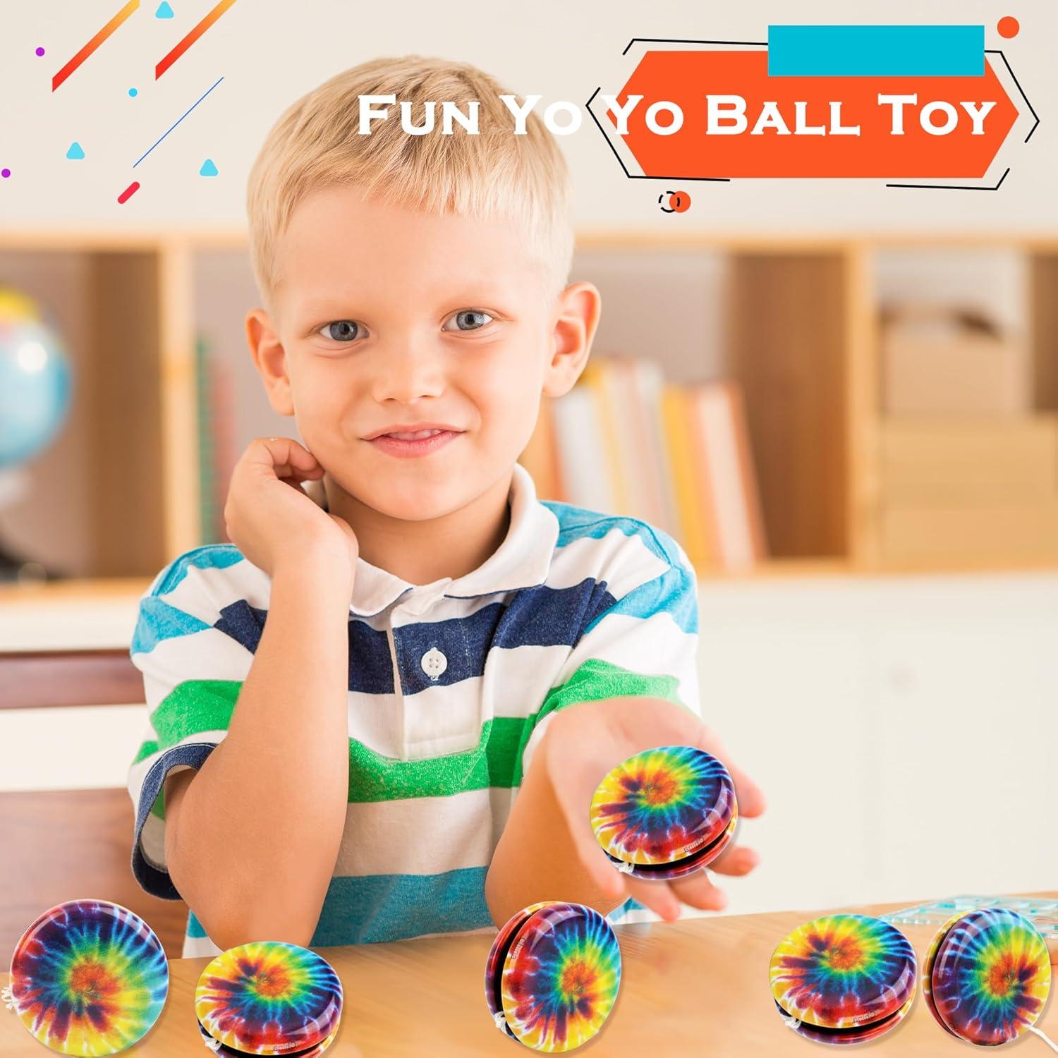 55 Yoyos Arcoíris de Metal Octaday para Fiestas y Regalos