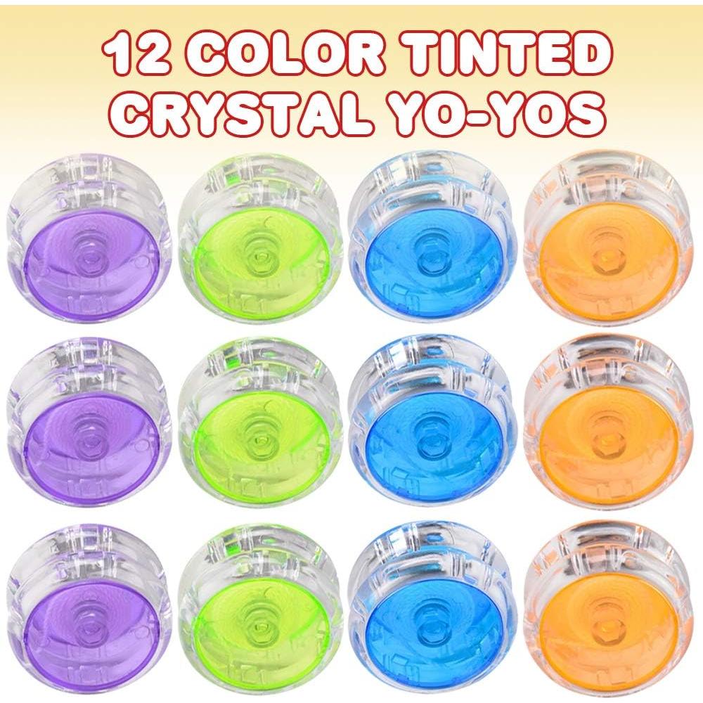 Yoyos de Cristal ArtCreativity, Paquete de 12, 5.72 cm