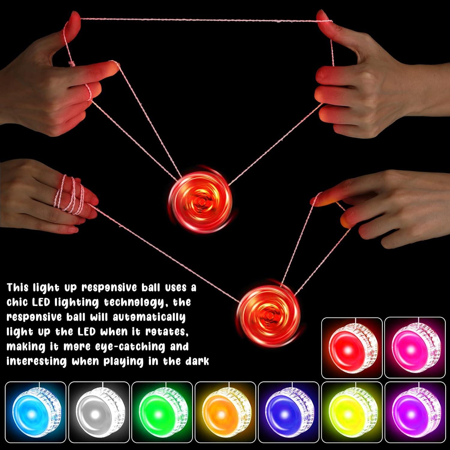 54 Piezas Yo Yo LED Iluminado Yunsailing para Niños