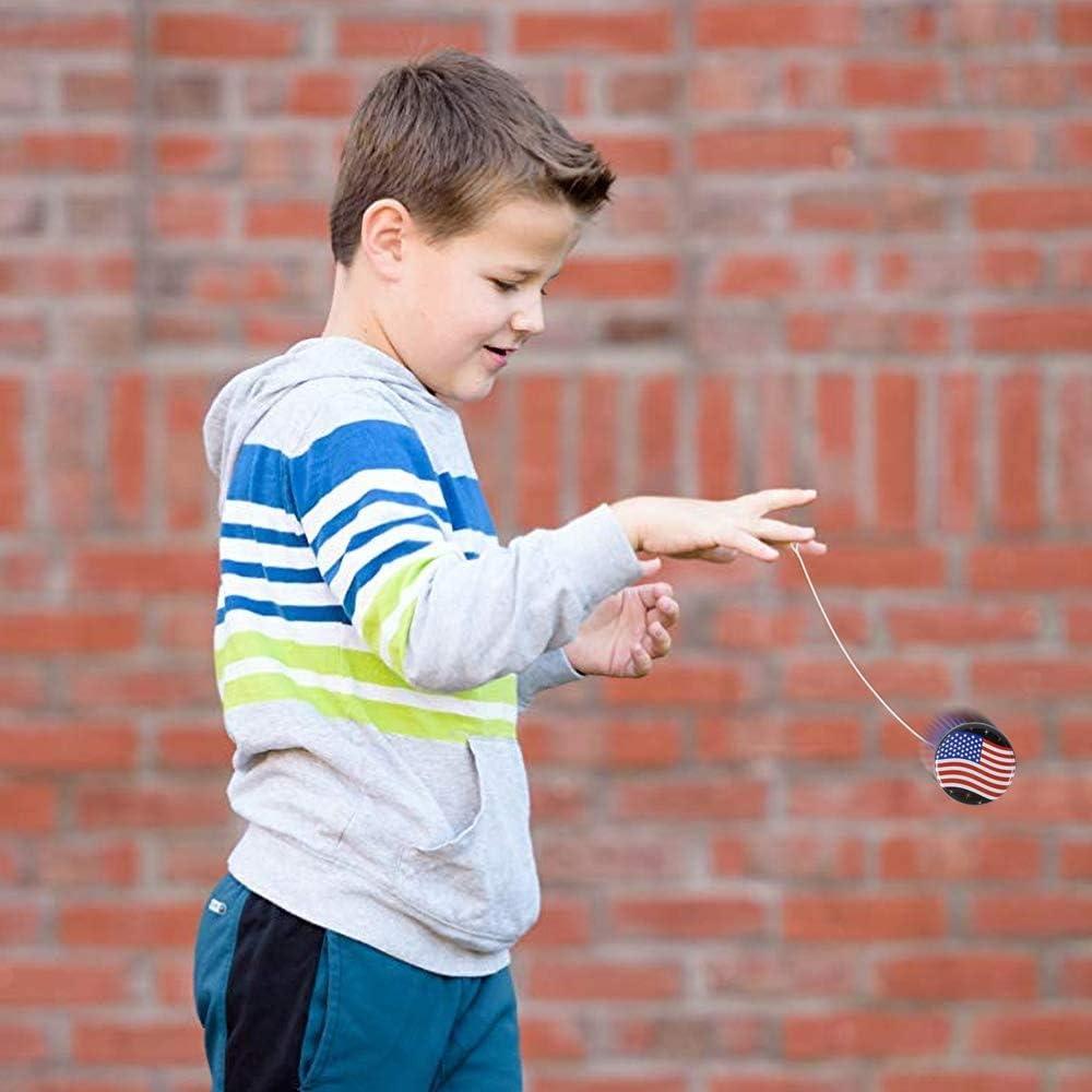Set de 12 Yoyos de Metal ArtCreativity, Patrióticos 4 de Julio