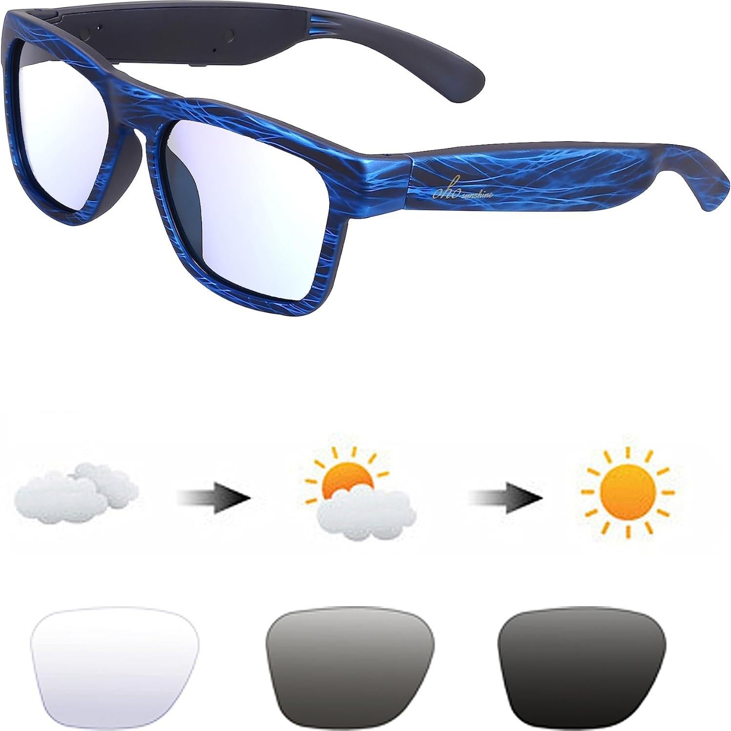 Gafas de Sol OhO A8 Pro con Altavoz Bluetooth y Control Voz