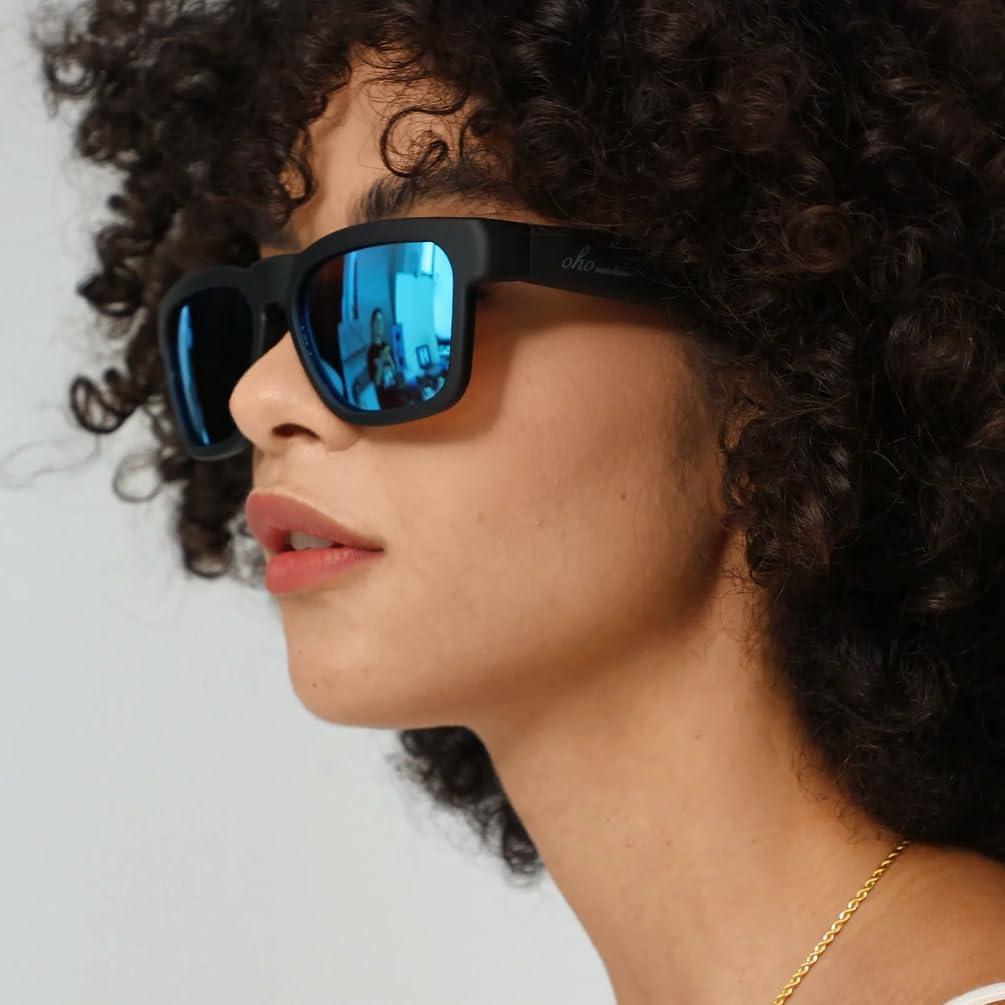 OhO Gafas Inteligentes Bluetooth con Altavoz y Lentes UV400