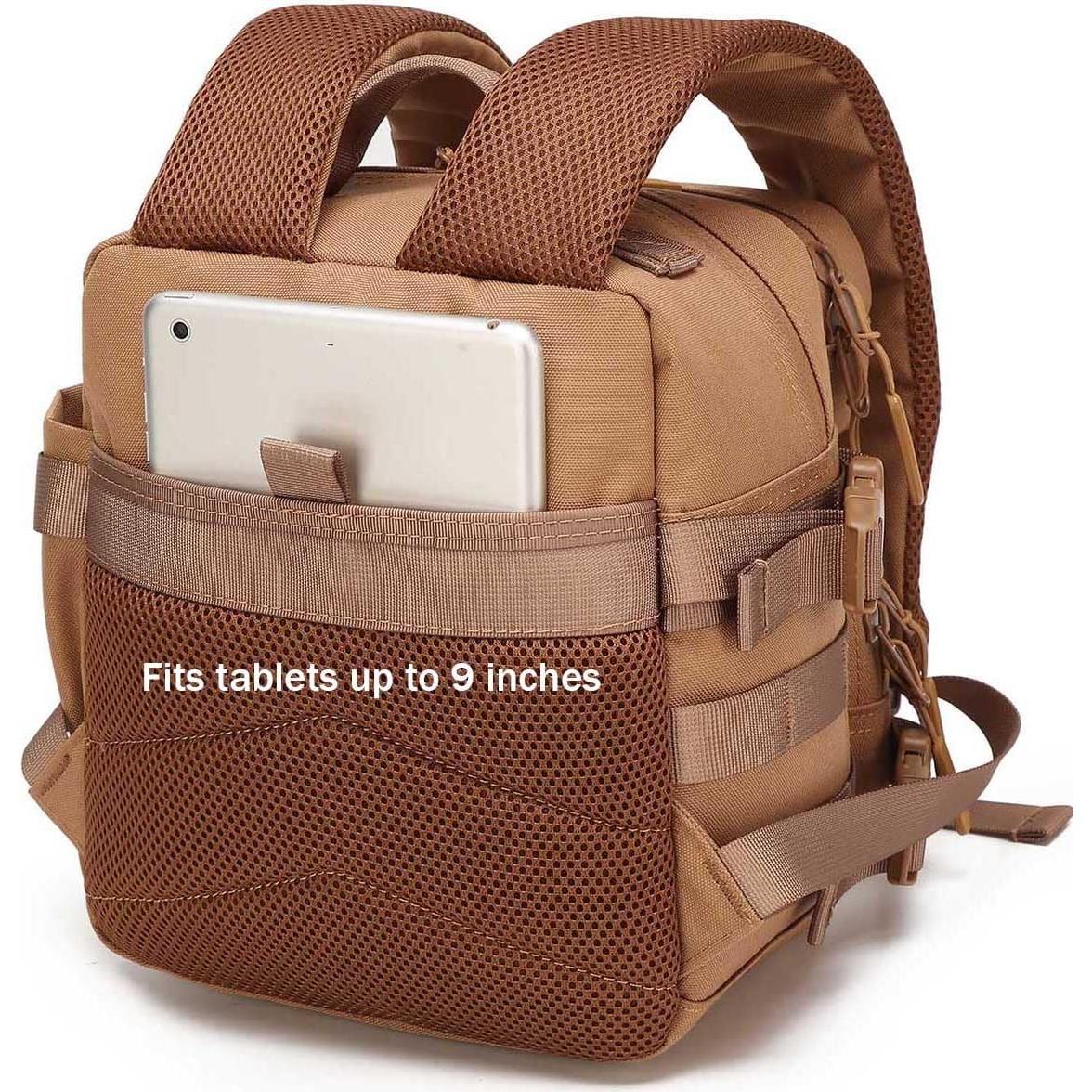 Mochila Táctica Mini 9L ONE WVW PIN Impermeable Negra